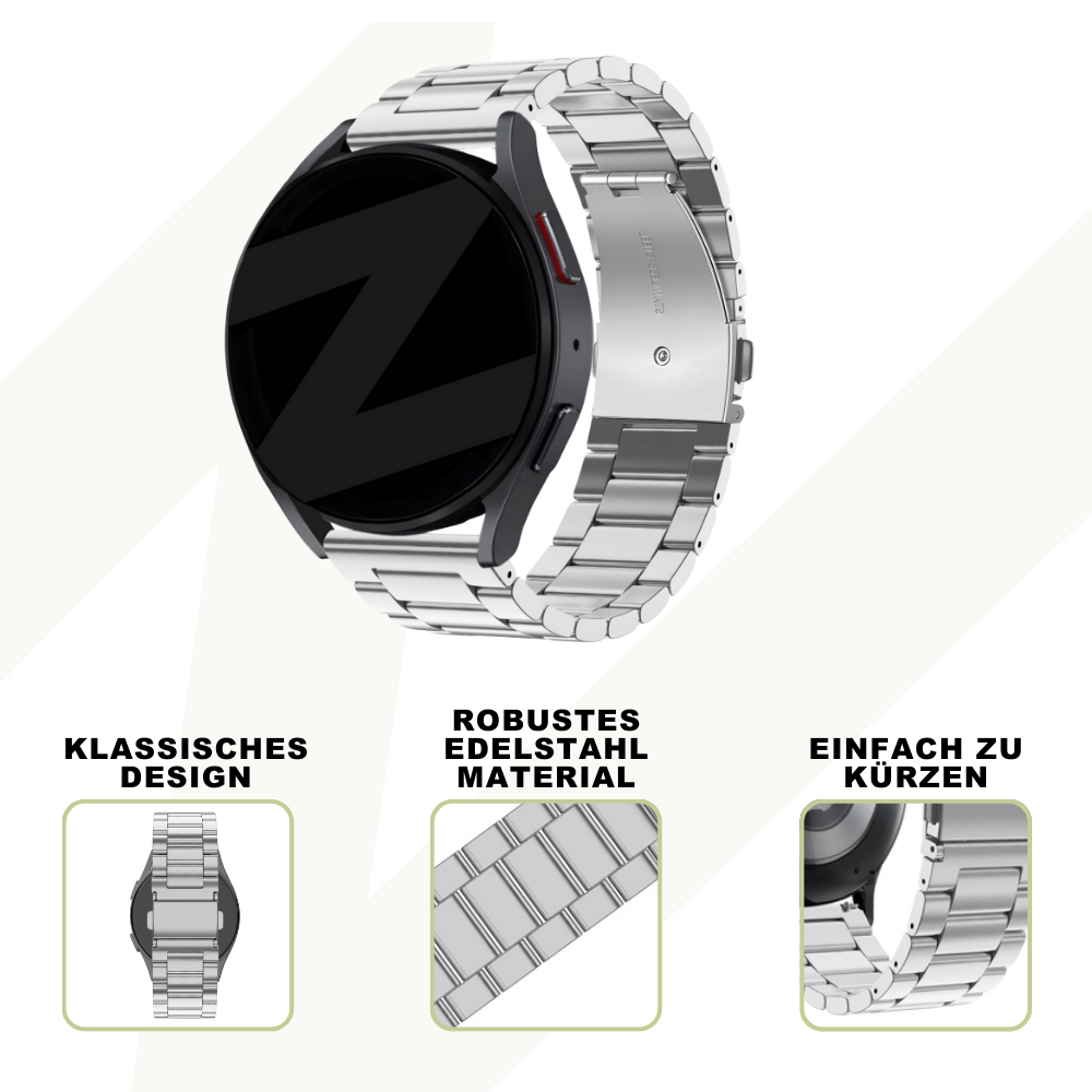 Bandz Coros Apex 42mm Steel Strap 'Classic' (Silver)
