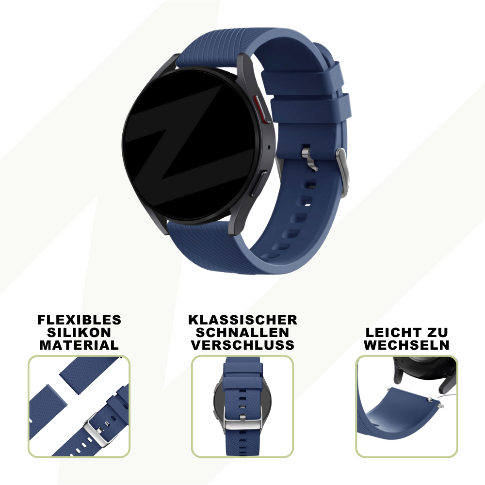 Bandz Coros Apex 2 Pro Silicone Strap 'Deluxe' (Dark Blue)