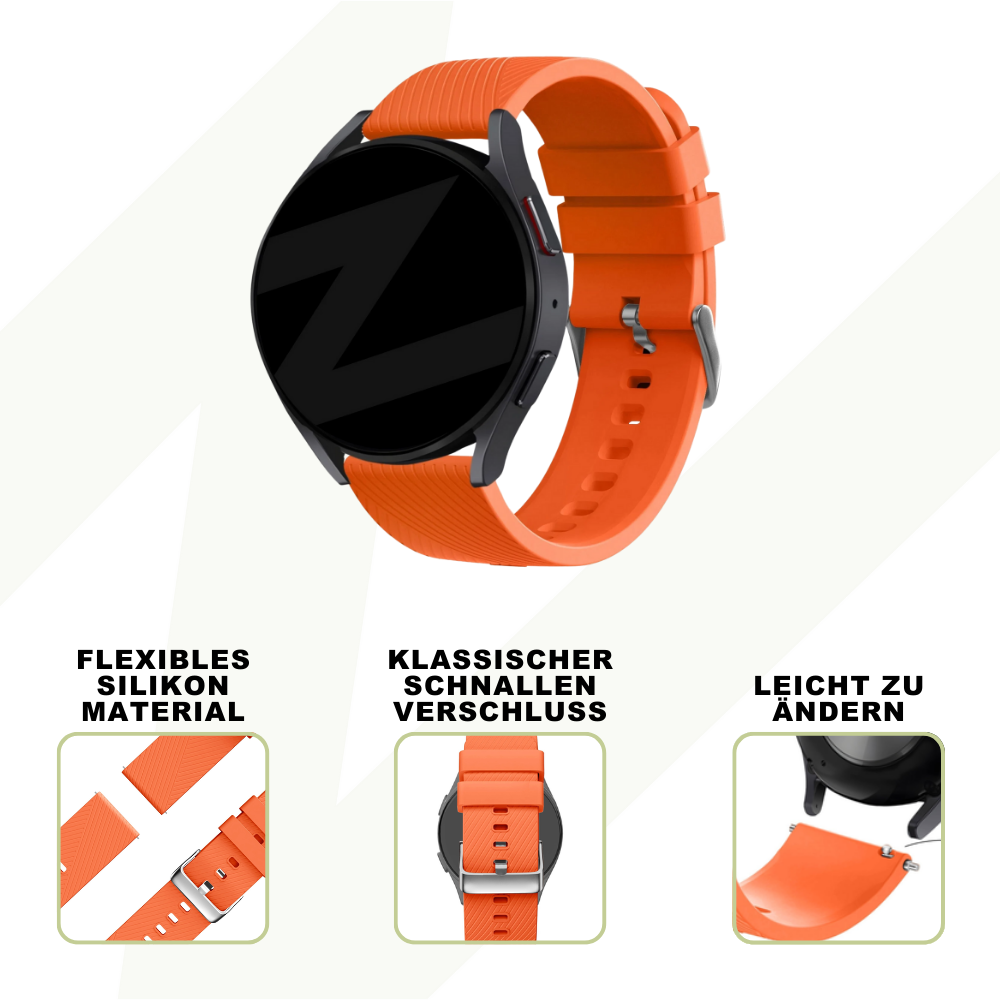 Bandz Suunto 5 Peak Silicone Strap 'Deluxe' (Orange)