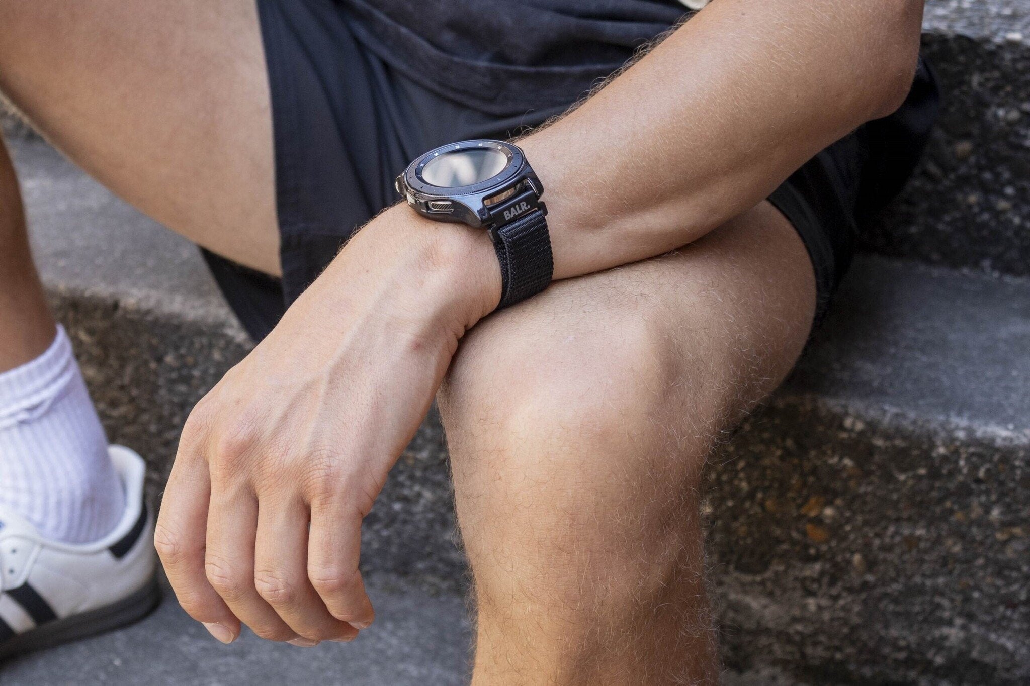 BALR Samsung Gear S3 Nylonarmband (Schwarz)