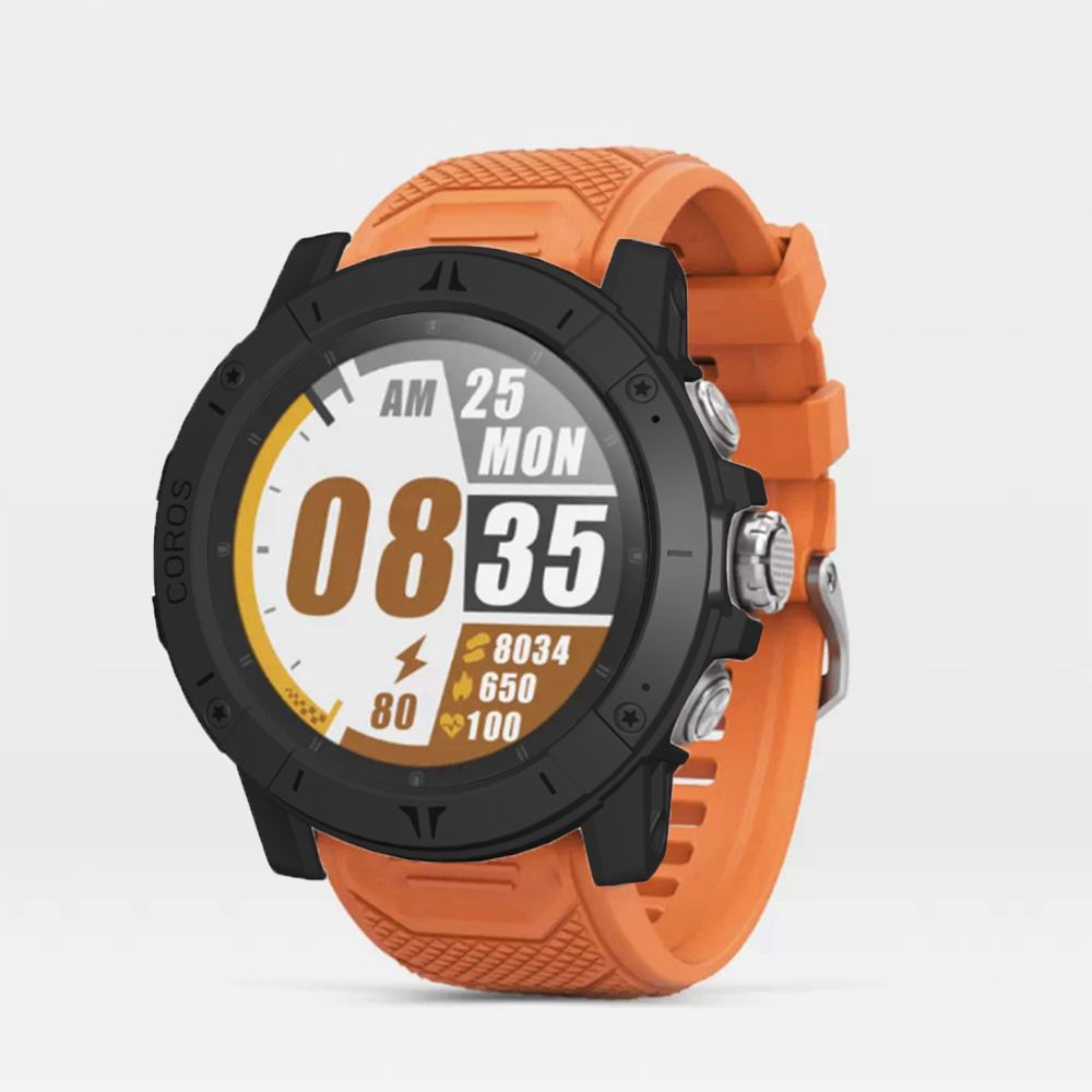 Coros Vertix 2s Hartschale-Hülle (Schwarz)