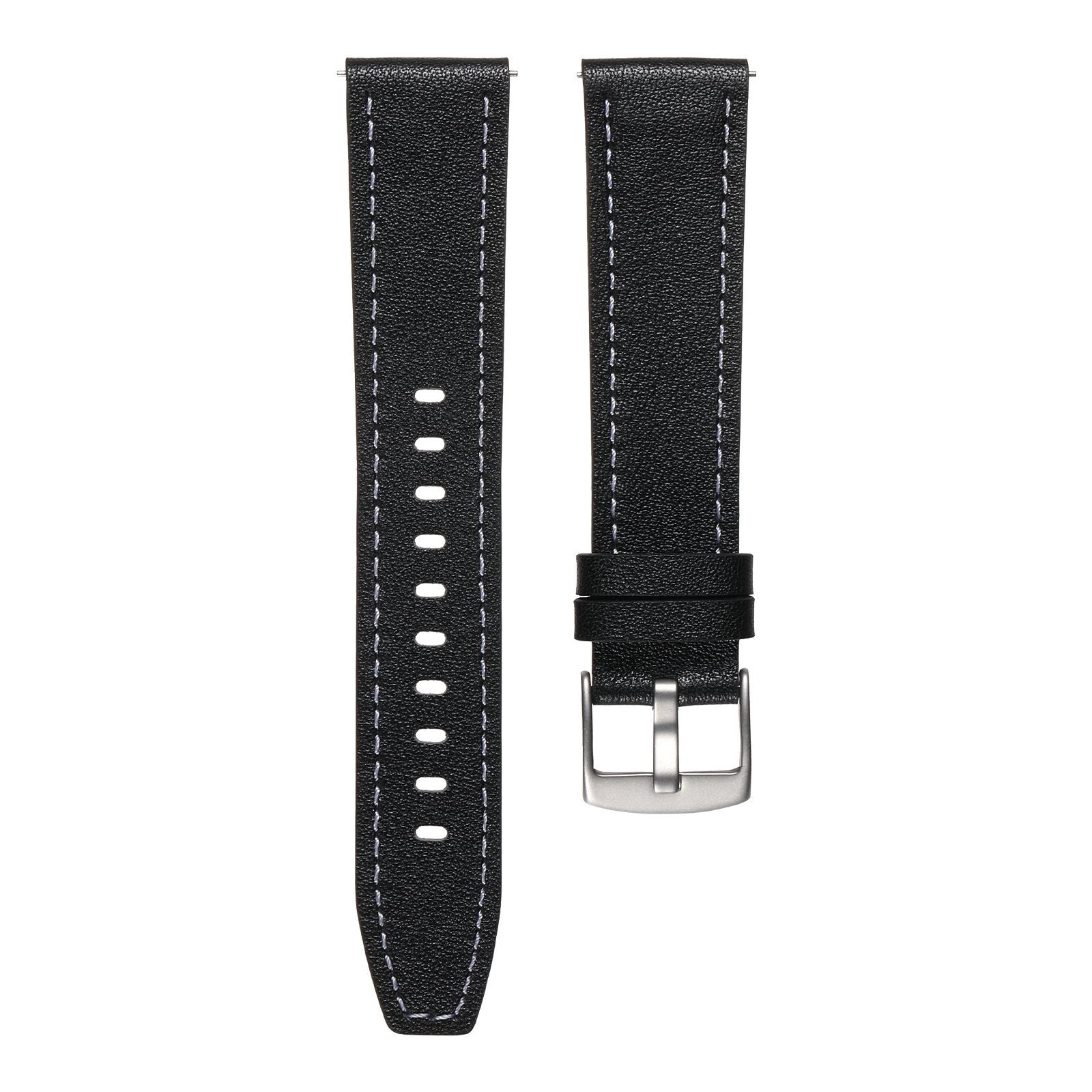 Samsung Galaxy Watch 3 - 41mm 'One Push' Leather Strap (Black)