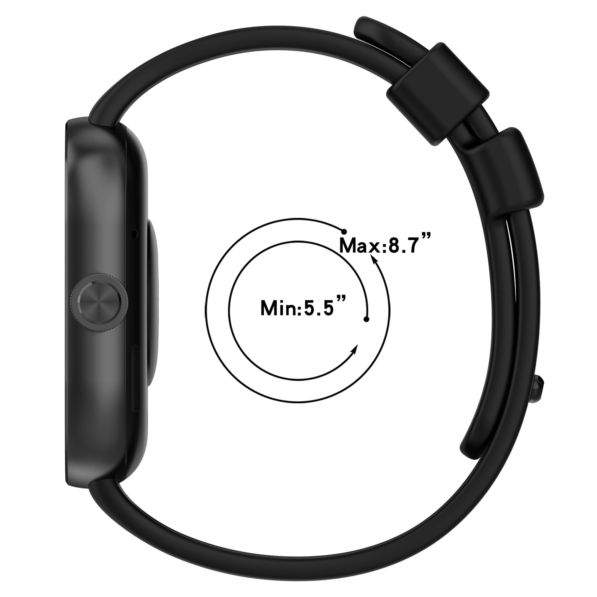 Redmi Watch 6 Silicone Strap (Black)