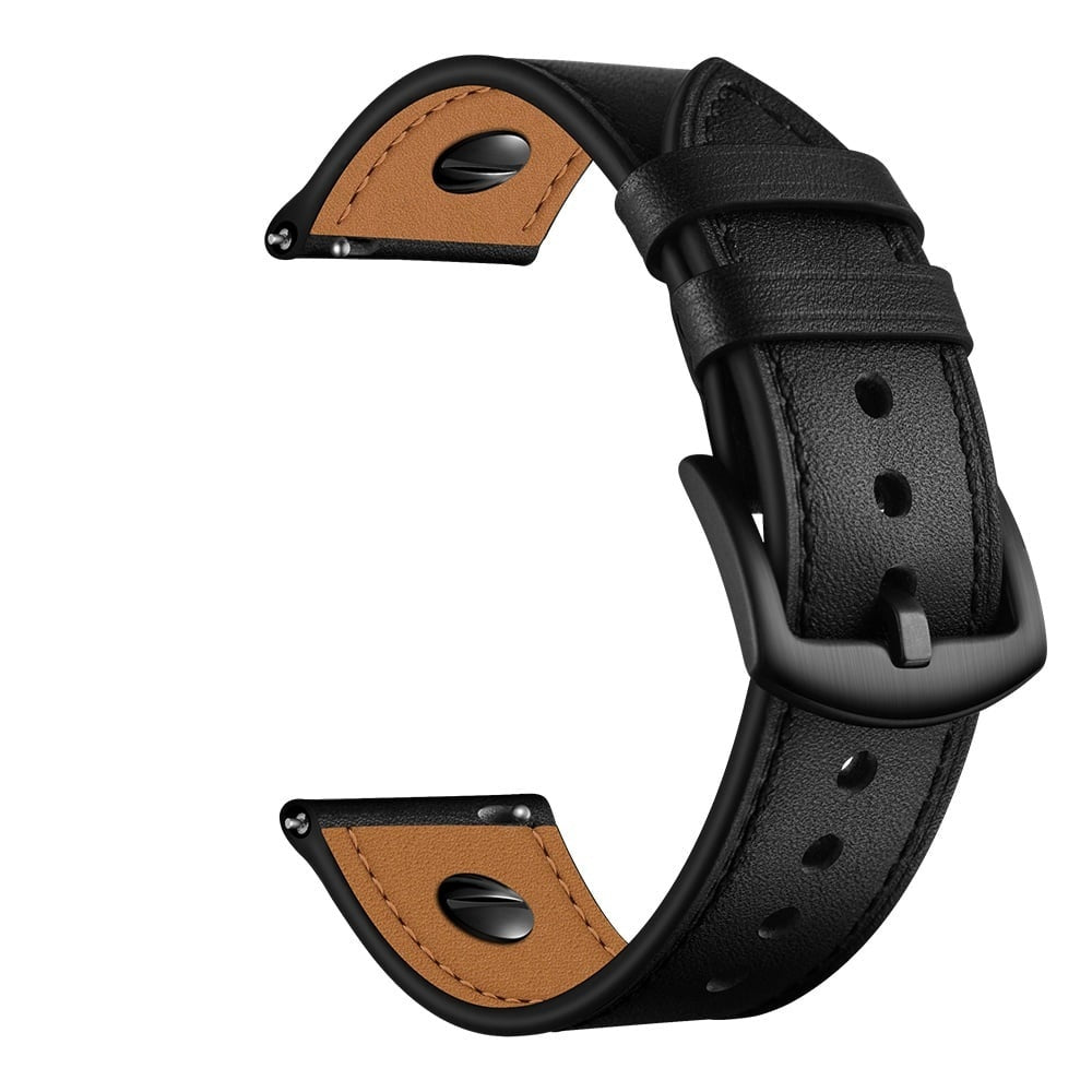 Correa cuero con tornillo Coros Apex 42mm (negro)