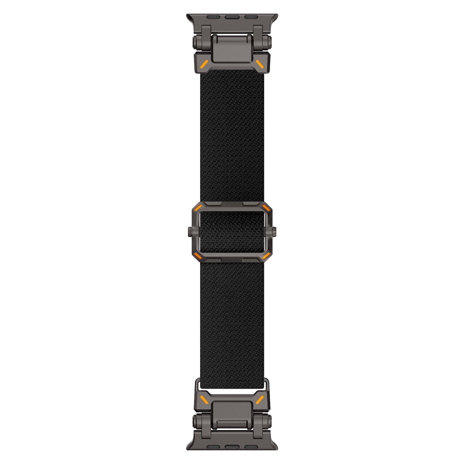 Apple Watch 'Explorer' Polyester Strap (Black met Black)