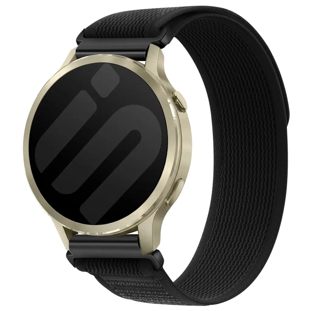 Correa nylon trail Garmin Vivomove Sport (negro)