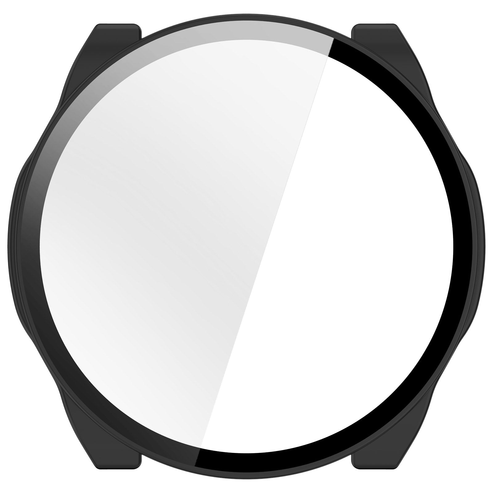 Amazfit Cheetah 2 Ultra hard case met glas (zwart)