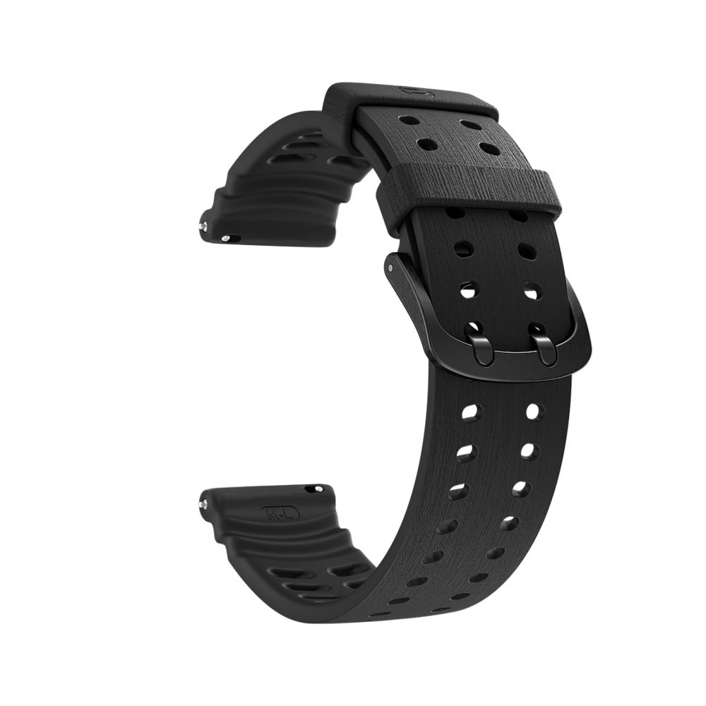 Polar Grit X Pro Silikon-Grain-Armband (Schwarz)