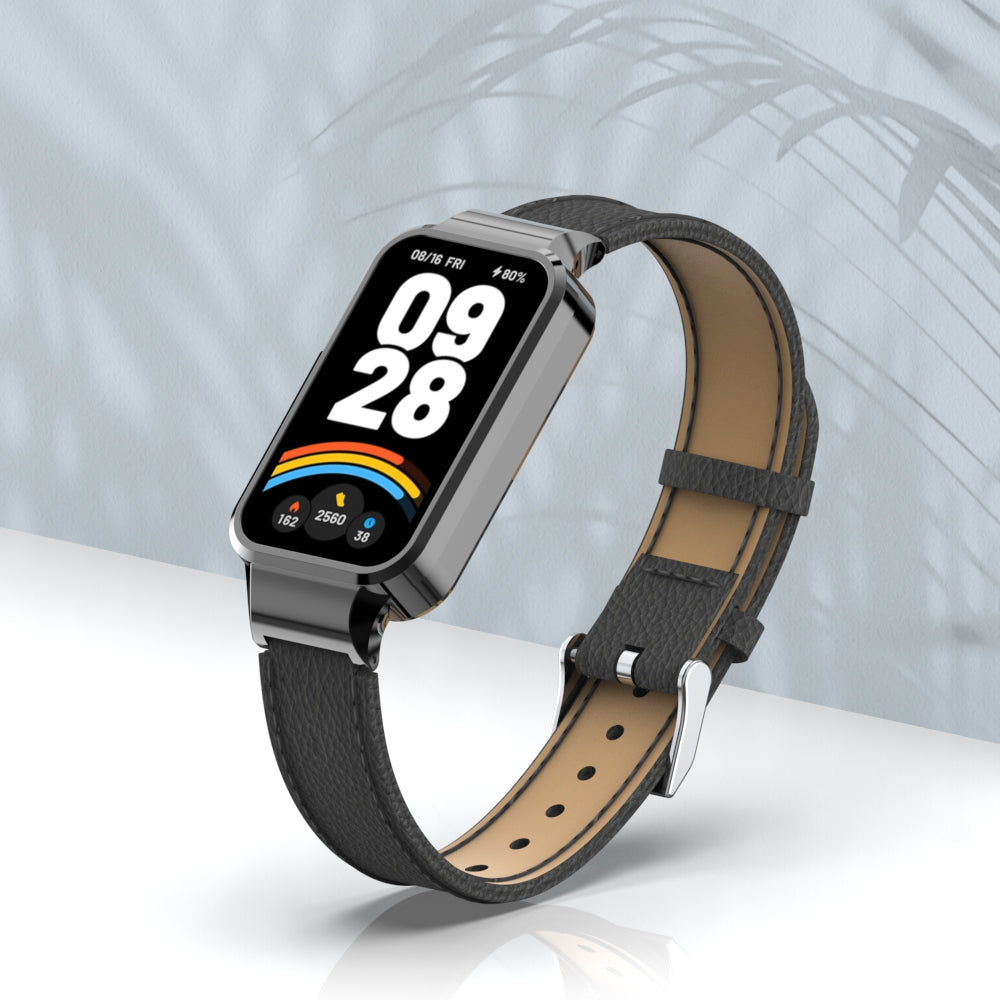 Correa cuero Xiaomi Smart Band 9 Active (negra)