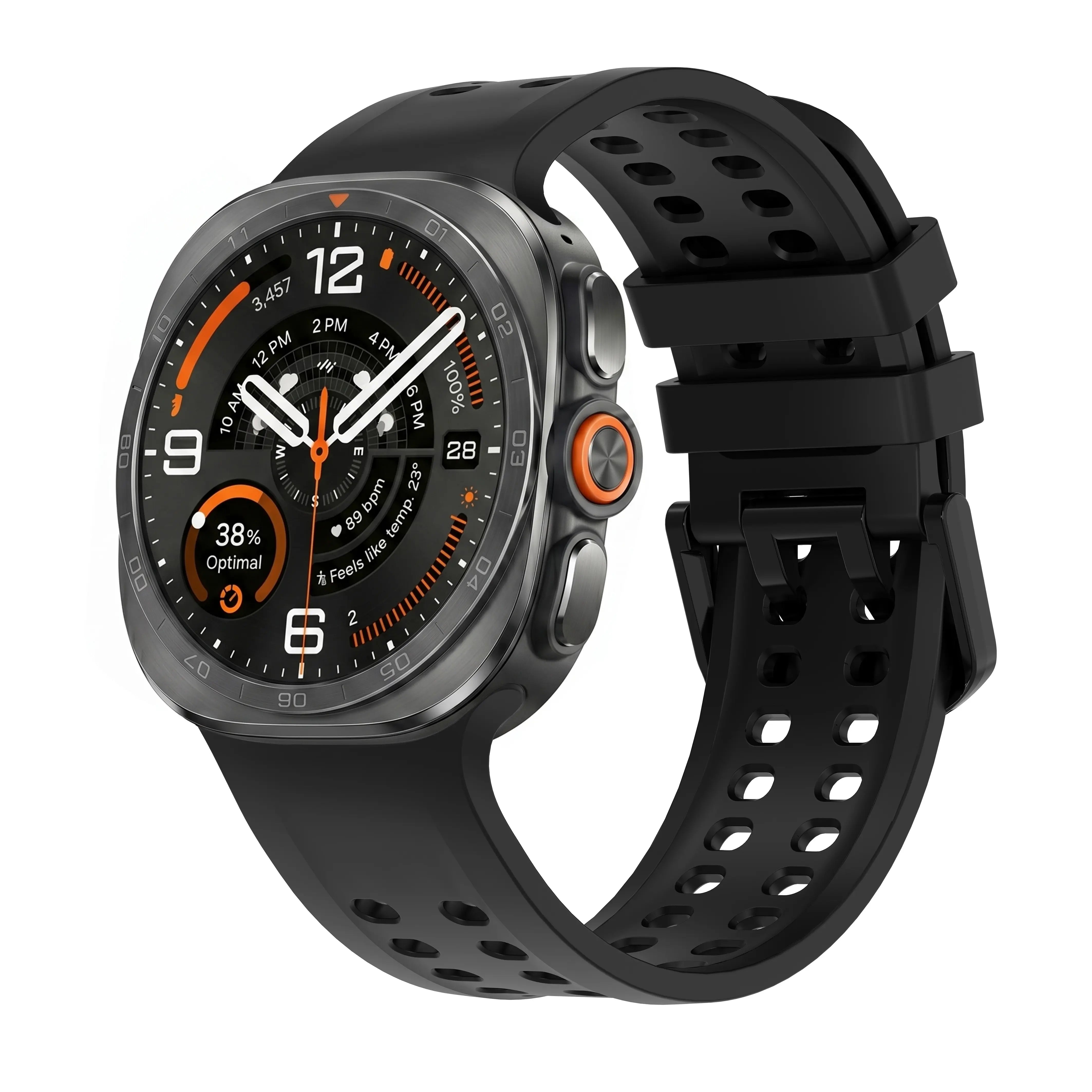 Correa silicona Samsung Galaxy Watch Ultra (negro)