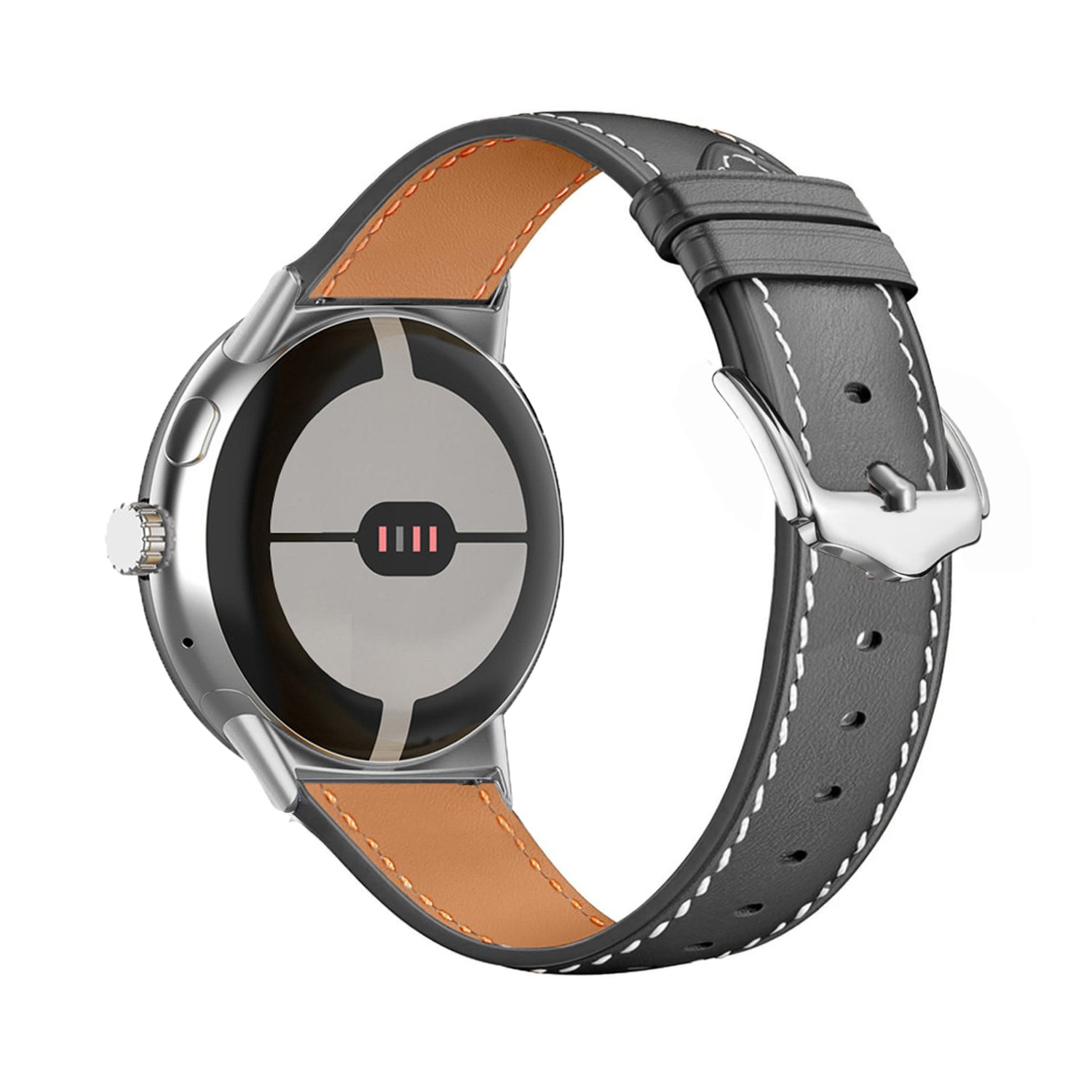 Correa cuero moderna Google Pixel Watch 4 - 45mm (negro)