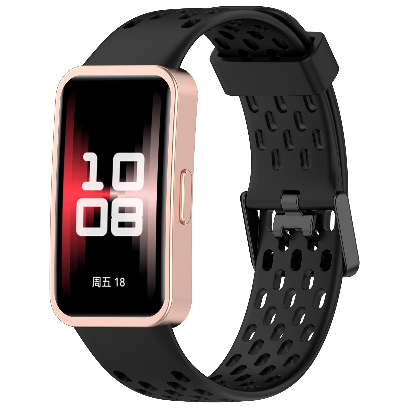 Huawei Band 9 Silikon-Air-Armband (Schwarz)