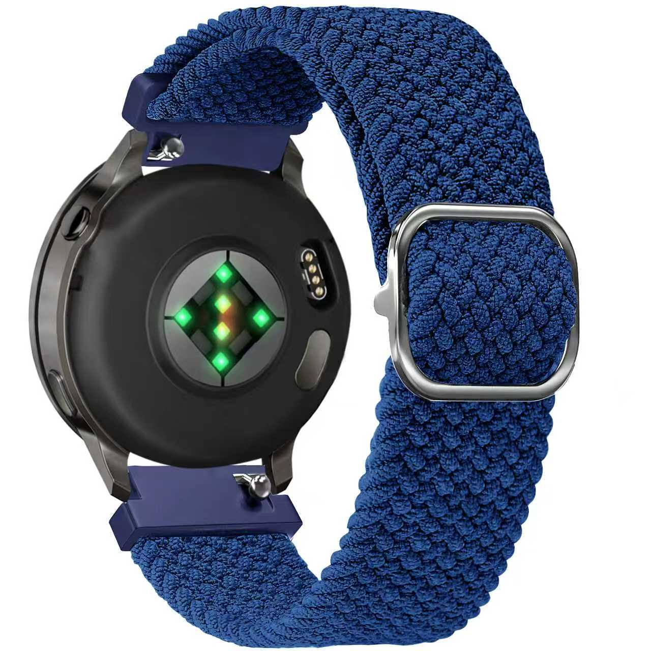 Bandz Garmin Vivoactive 4s Adjustable Braided Strap (Blue)
