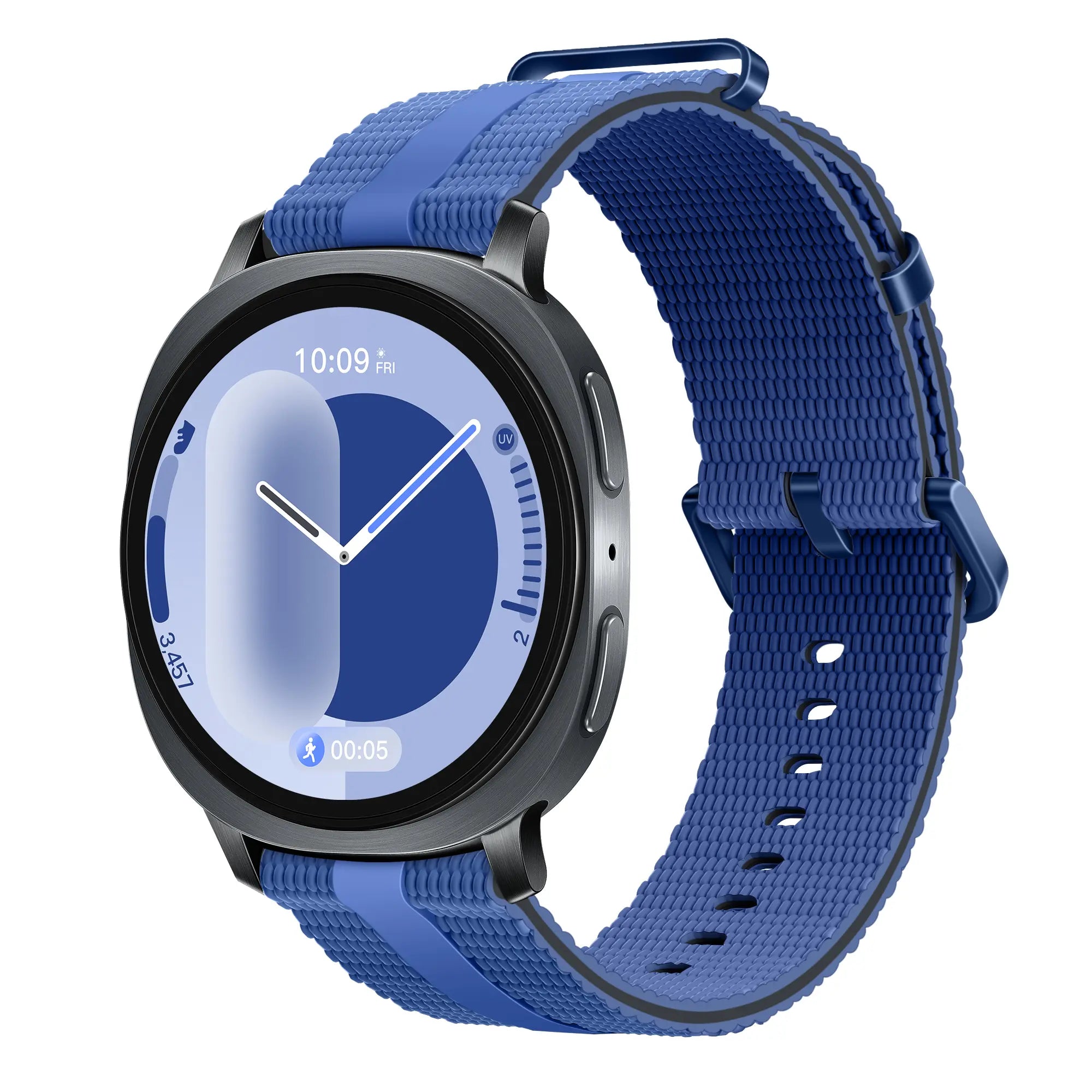 Samsung Galaxy Watch 9 - 44mm Silikon Active Armband (Blau)