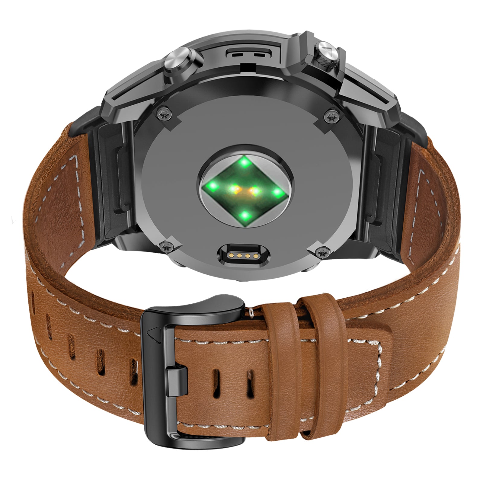 Garmin Tactix 8 - 47mm Premium Leather Strap (Brown)