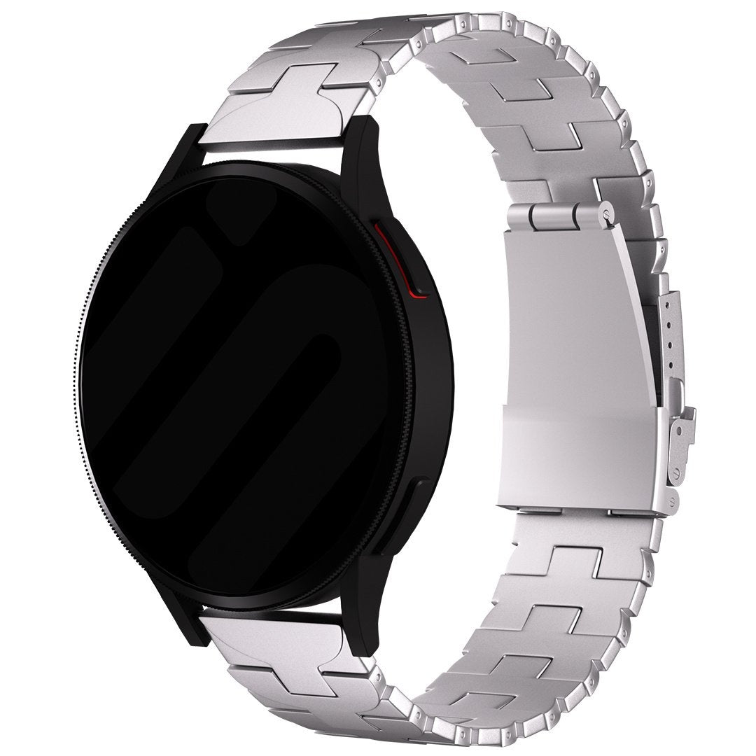 Oppo Watch X3 Butterfly titanium band (zilver)