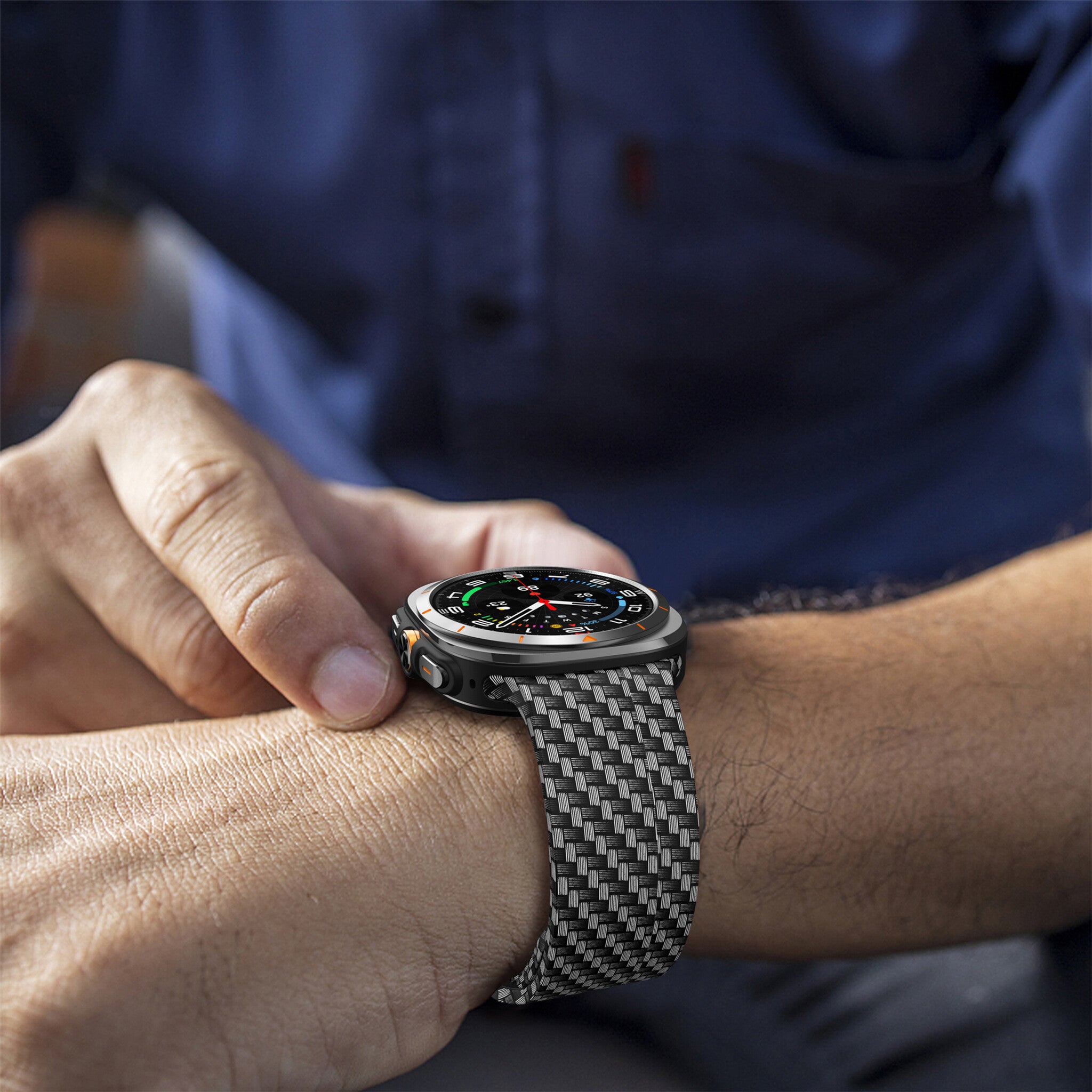 Carbon Fiber Samsung Galaxy Watch Ultra correa