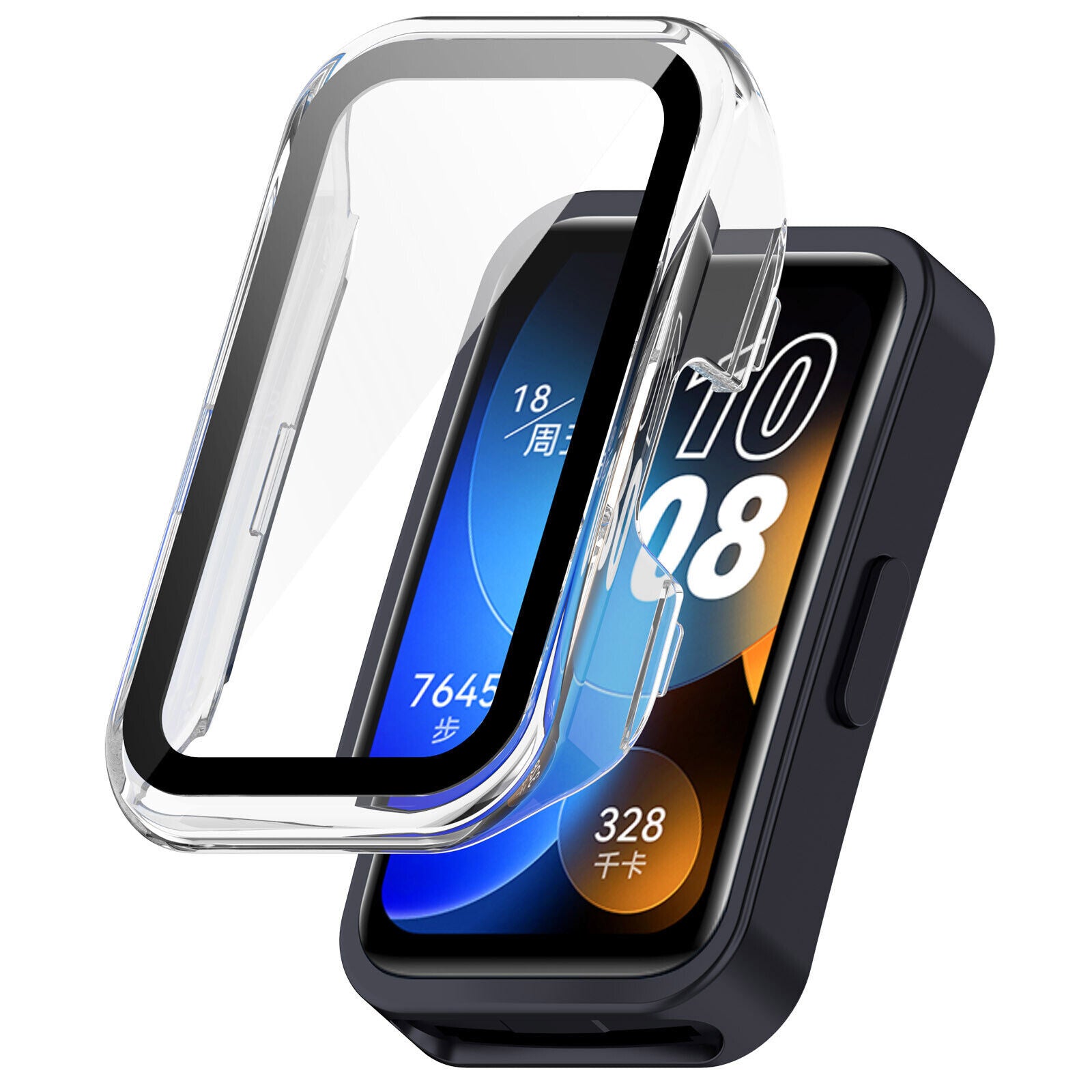 Funda protectora con cristal para Huawei Band 8