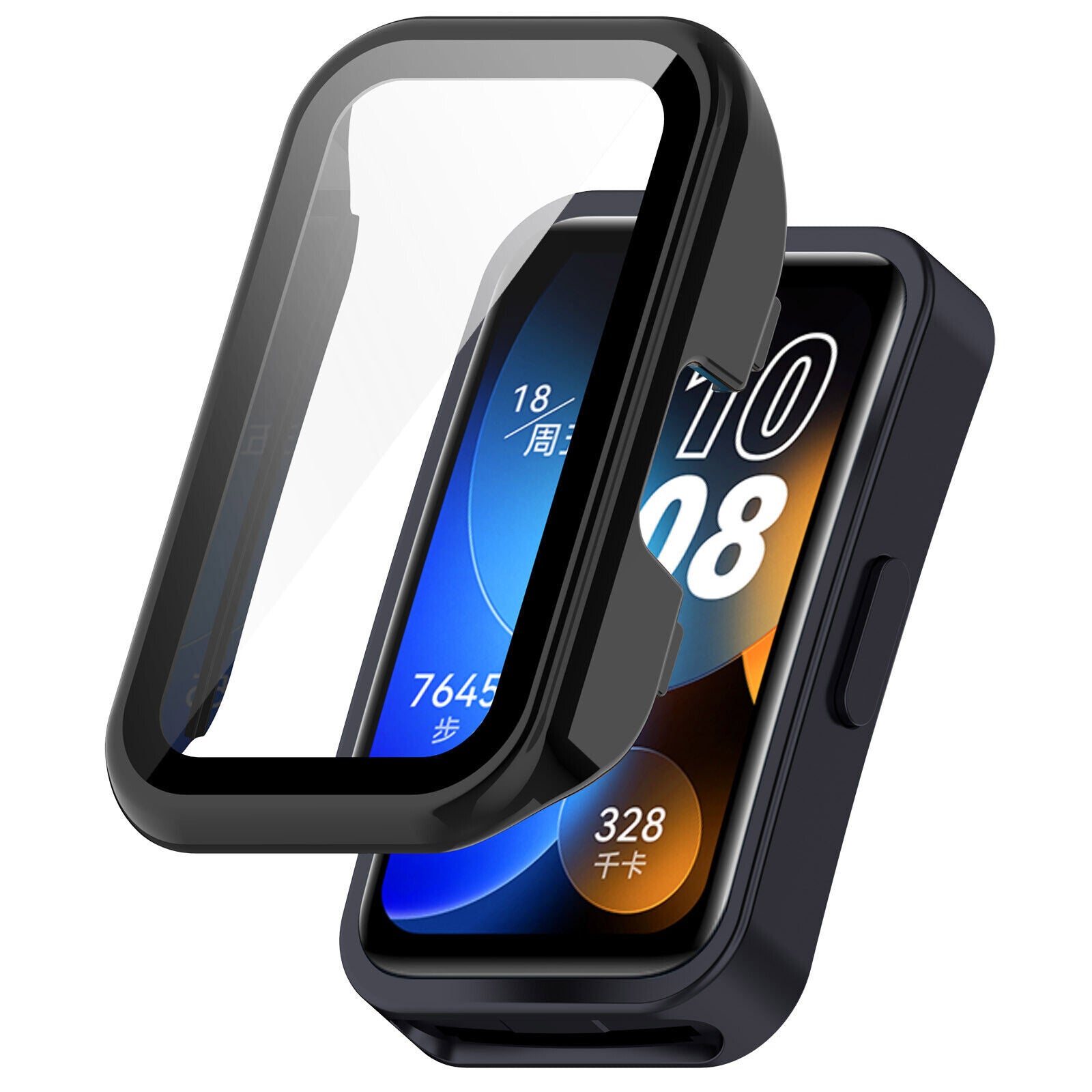 Funda protectora con cristal para Huawei Band 8