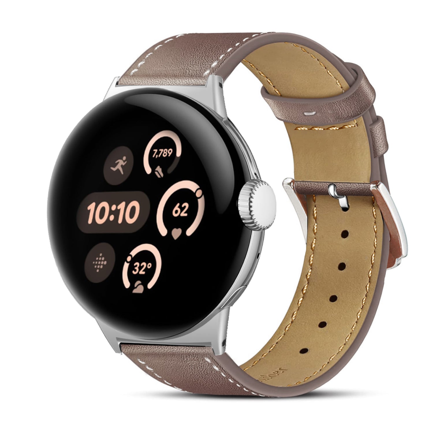Correa cuero moderna Google Pixel Watch 4 - 45mm (coco)