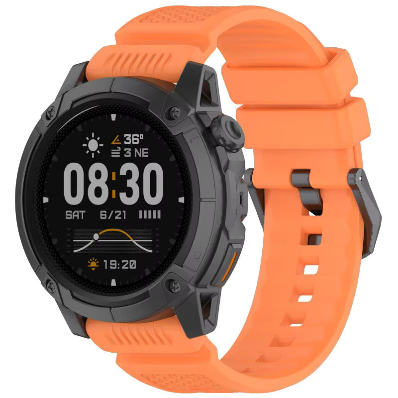 Coros Apex 4 - 46mm Silicone Strap (Orange)