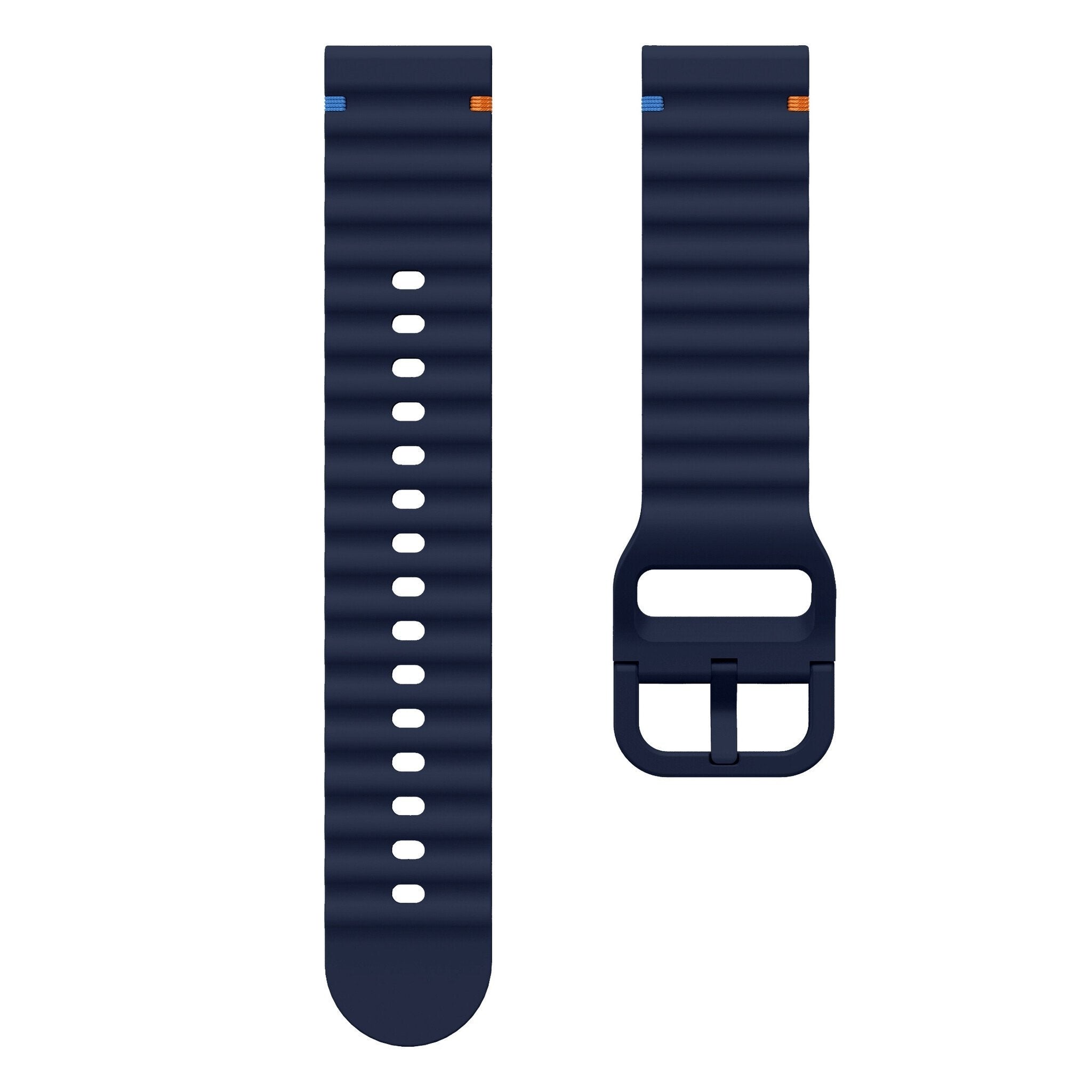 Coros Pace 2 Wave Silicone Strap (Dark Blue)