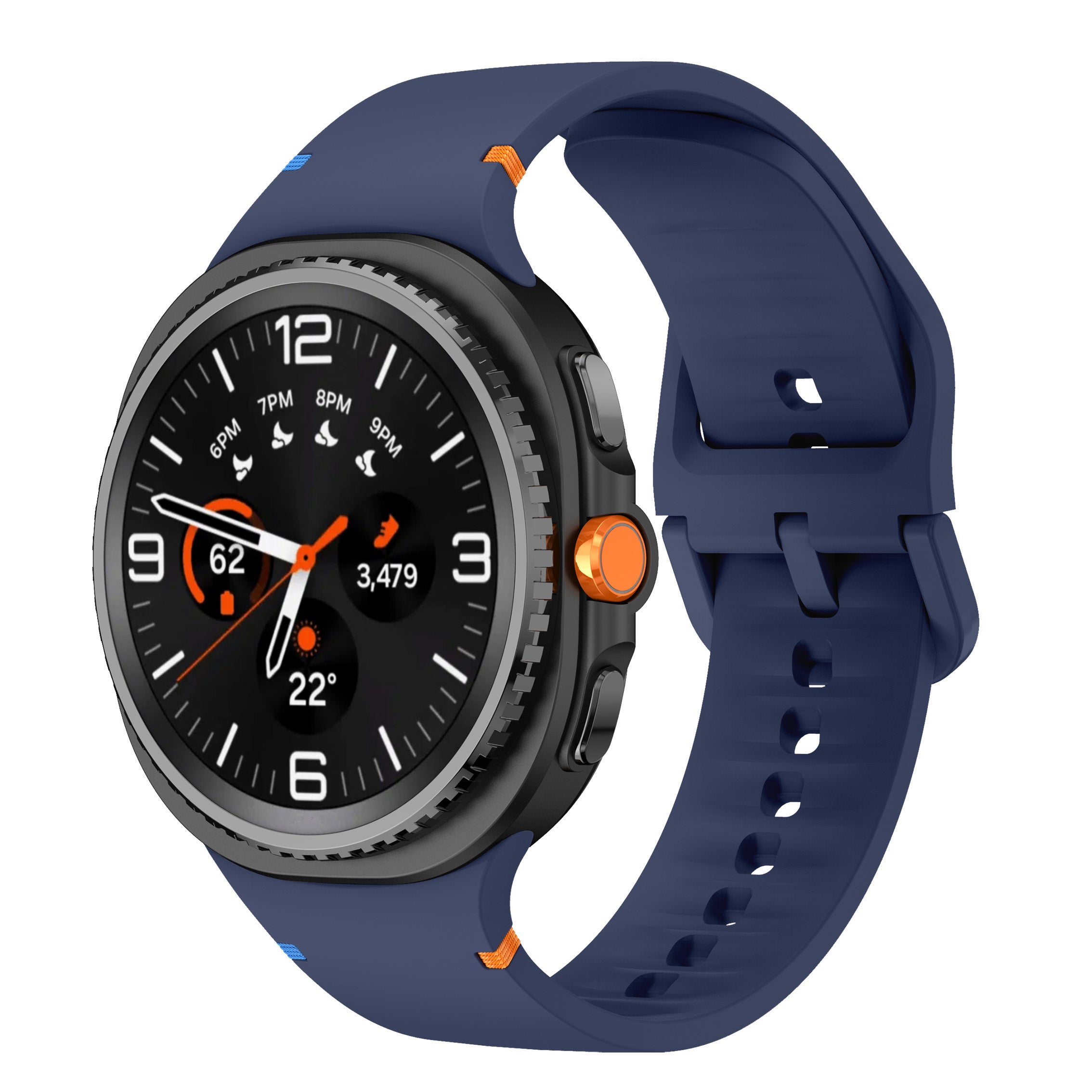 Correa silicona Samsung Galaxy Watch 8 Classic (azul oscuro)