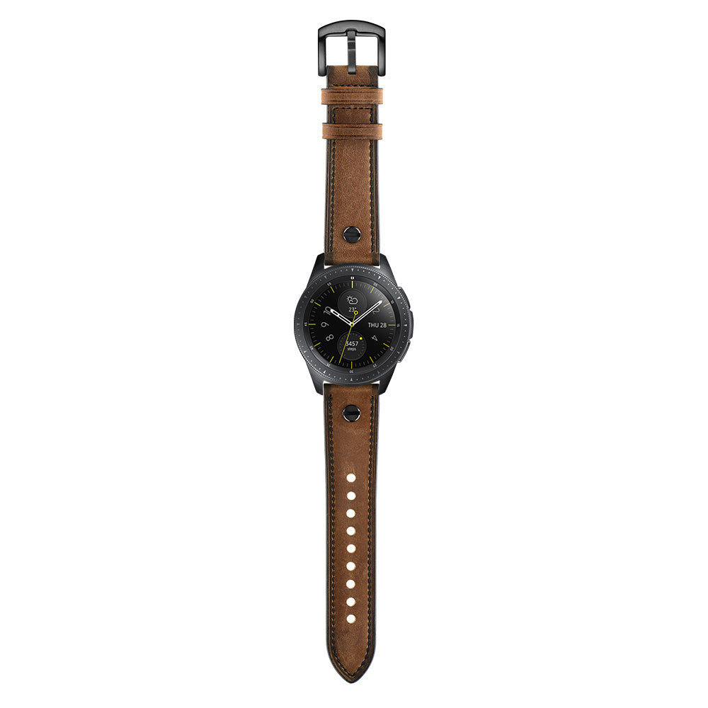 Xiaomi Watch S3 Leather Strap with Screw (Dark Brown)