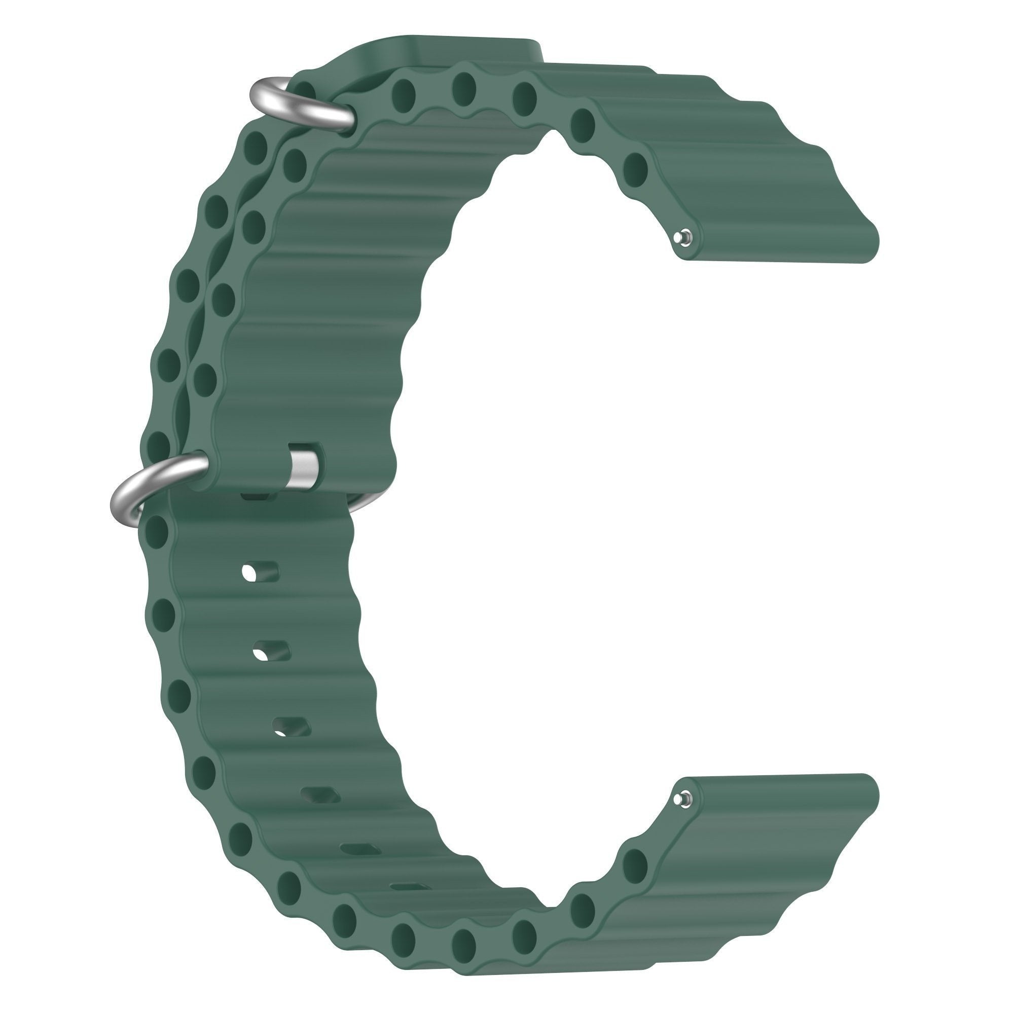 Coros Pace 3 Ocean Armband (Dunkelgrün)