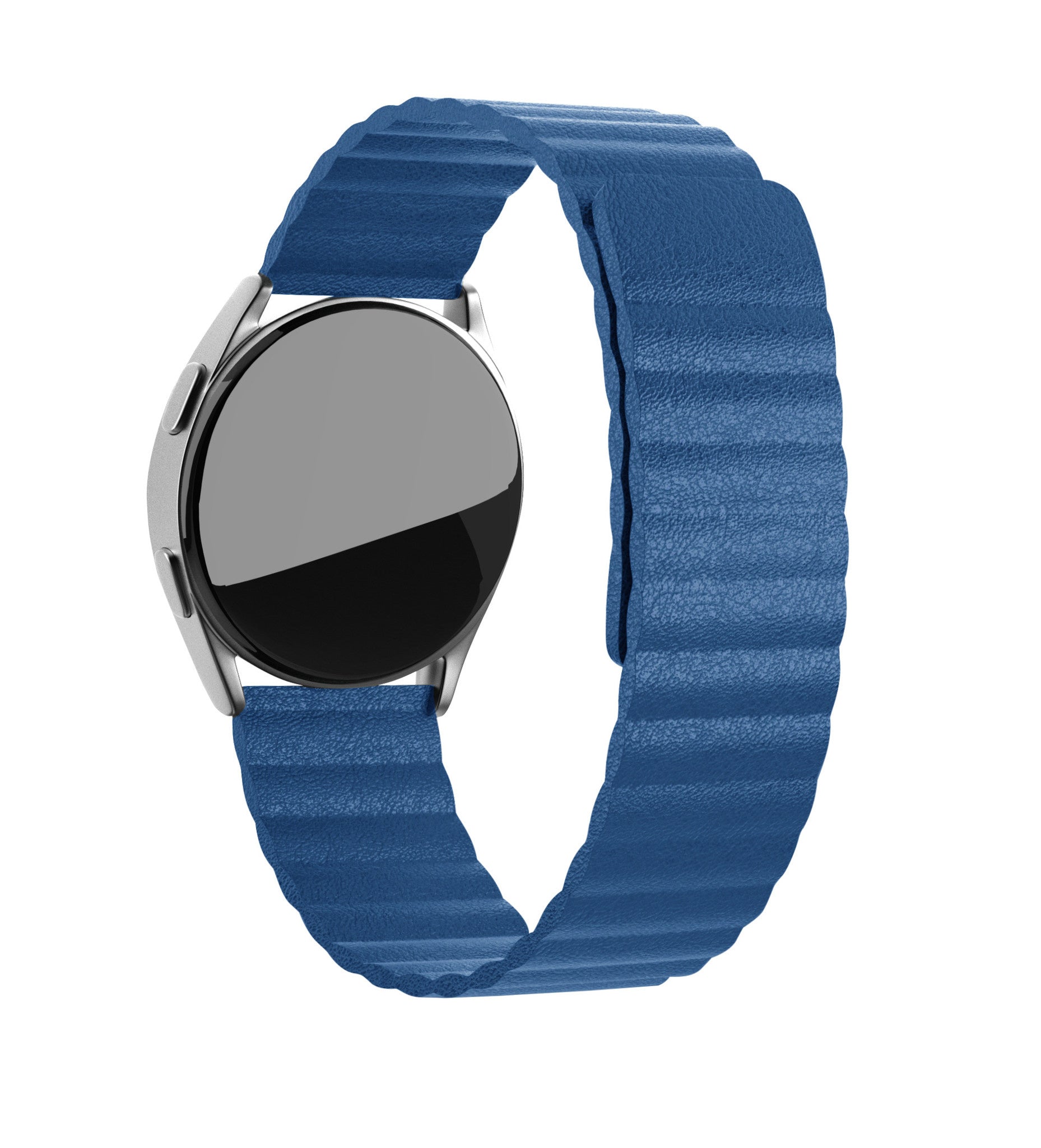 Coros Apex 42mm Leather Loop Strap (Dark Blue)