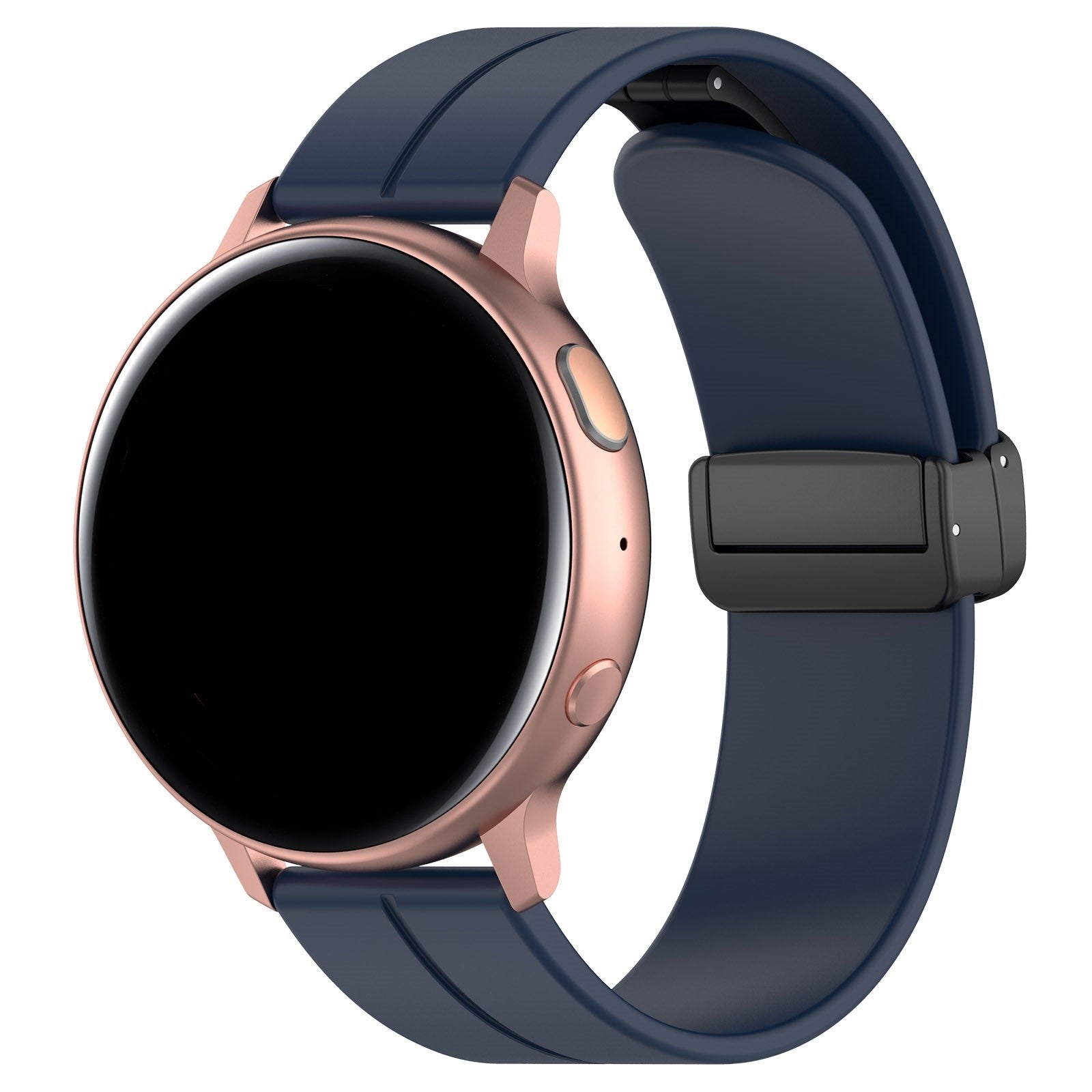 Withings ScanWatch 2 - 42mm D-Schnalle Silikonarmband (Dunkel Blau)