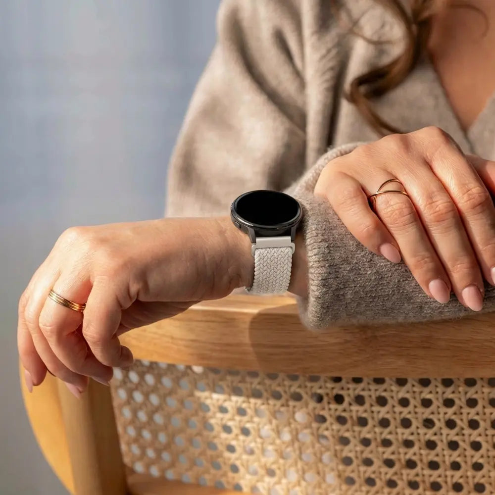 Bandz Garmin Bounce 2 Braided Strap 'Parachute' (Starlight)