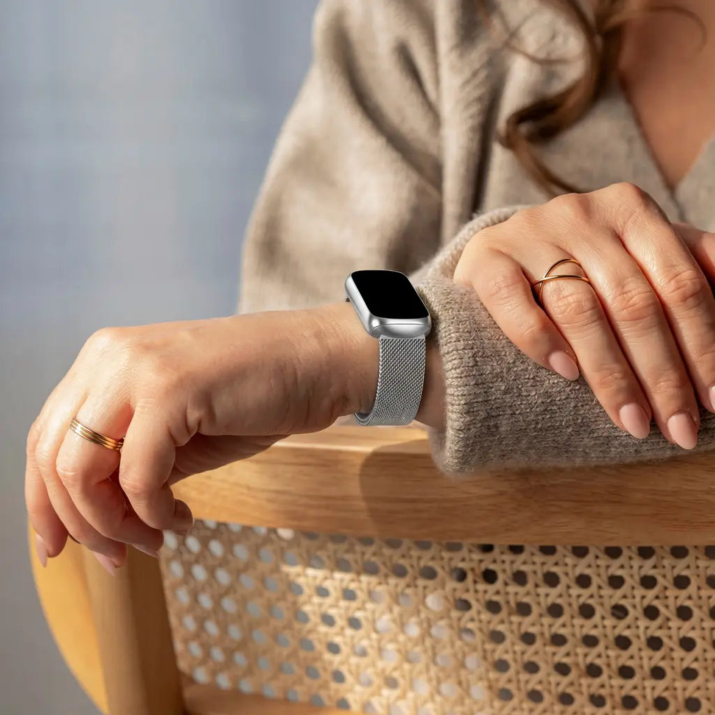 Fitbit Luxe Milanese band (zilver)