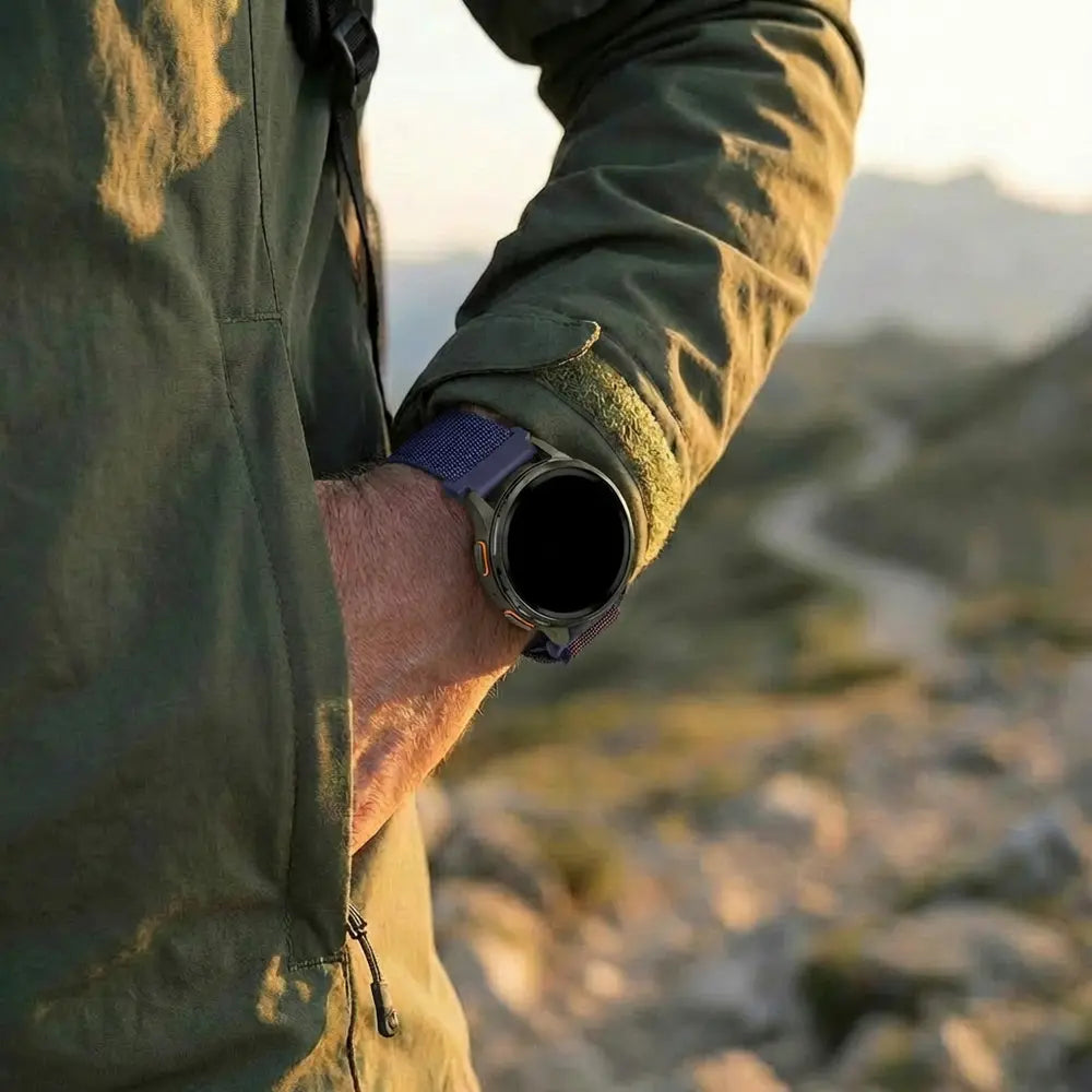 Bandz Amazfit Active 3 Premium Alpine Strap (Indigo)