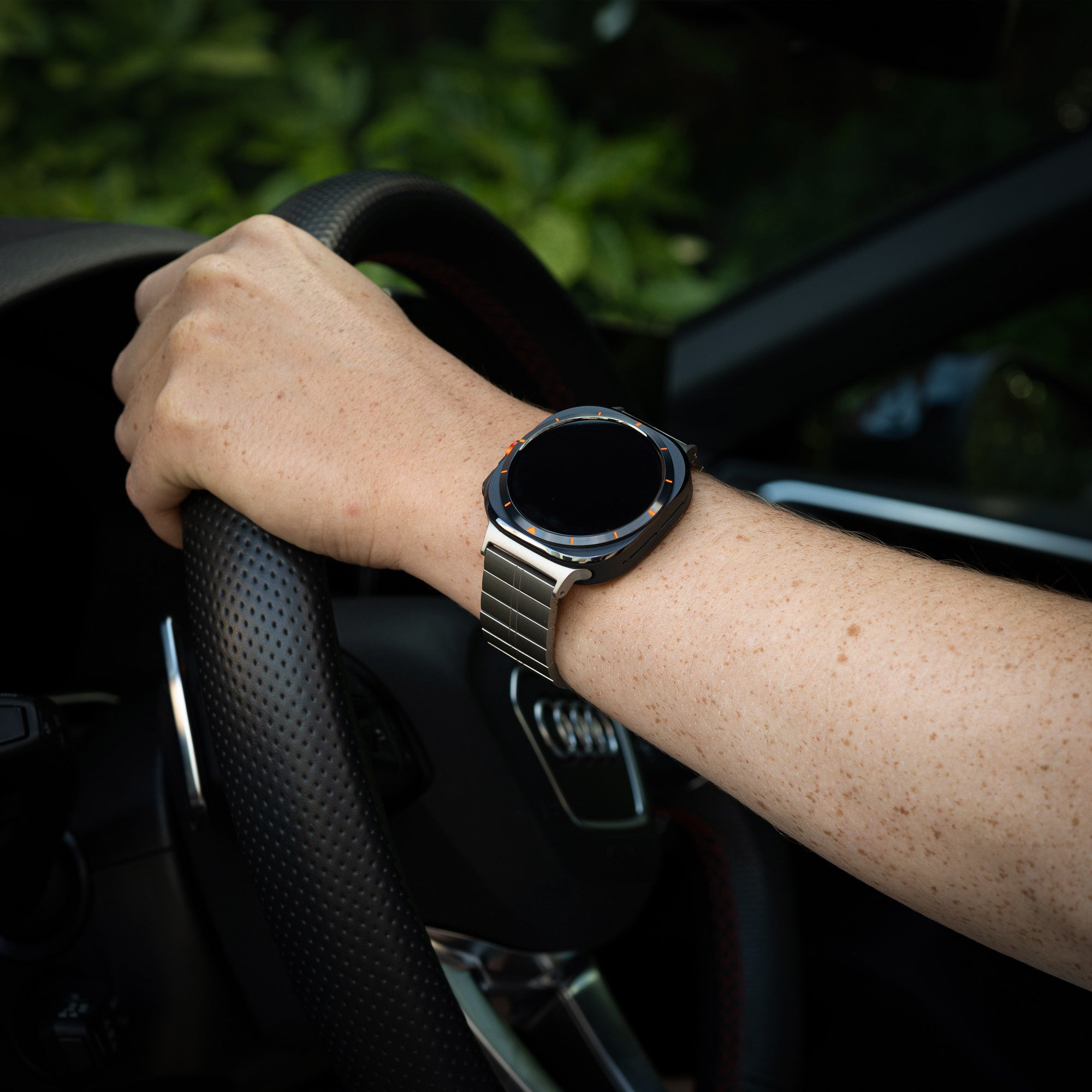 Samsung Galaxy Watch Ultra Luxus-Metallarmband (Titan)