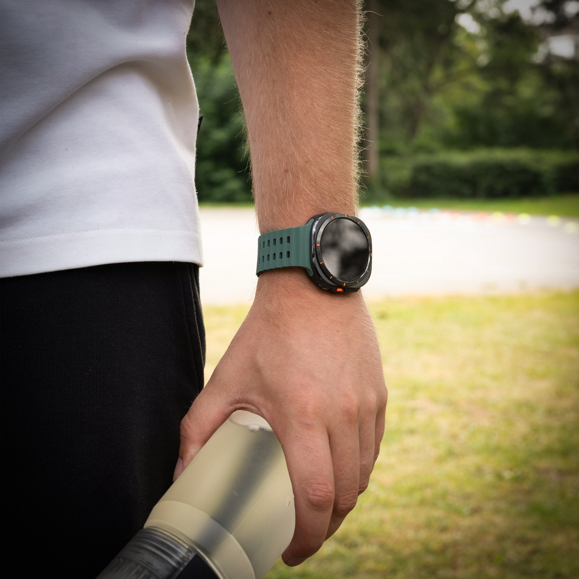 Samsung Galaxy Watch Ultra Ocean Armband (Dunkelgrün)