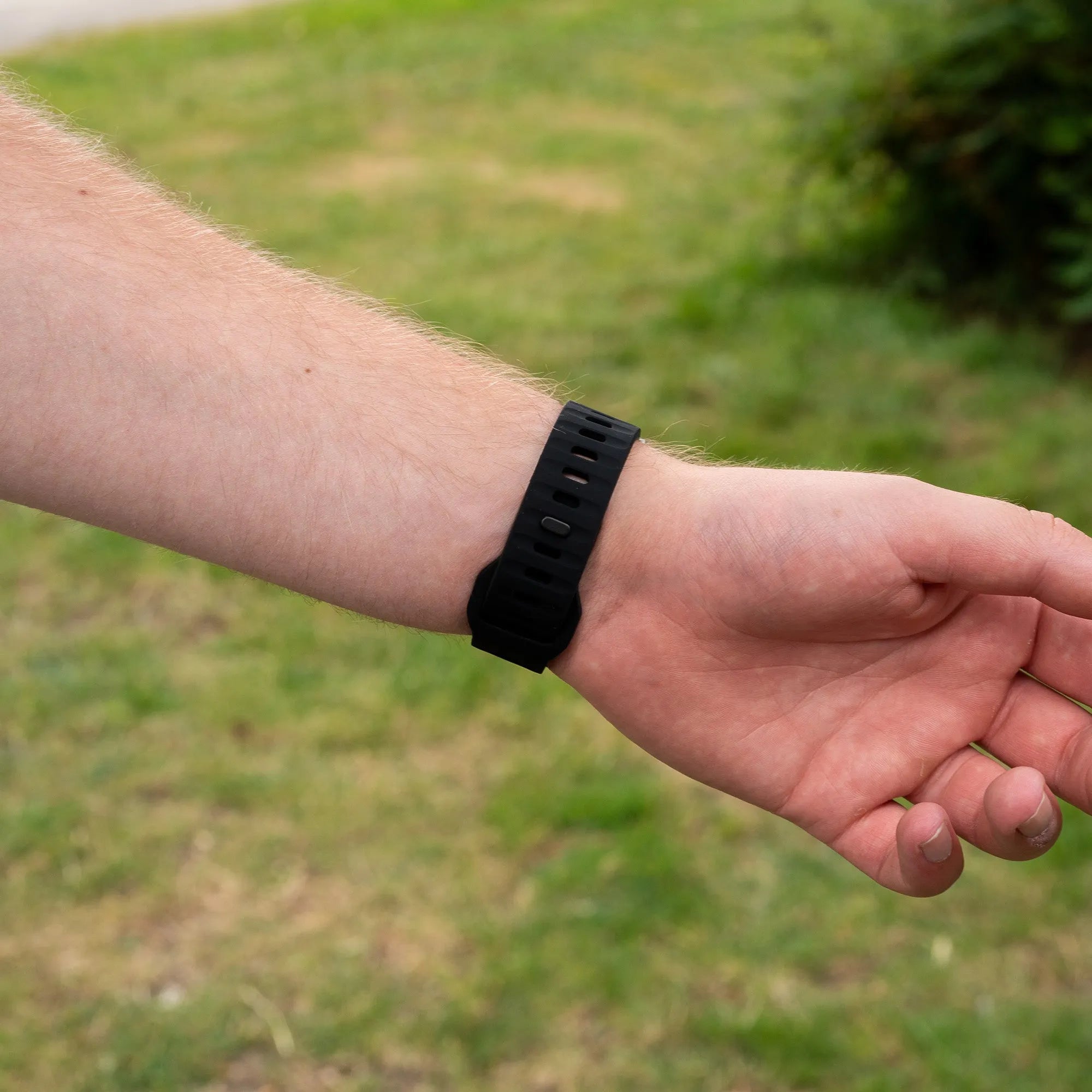 Coros Pace 2 Outdoor Silikonarmband (Schwarz)