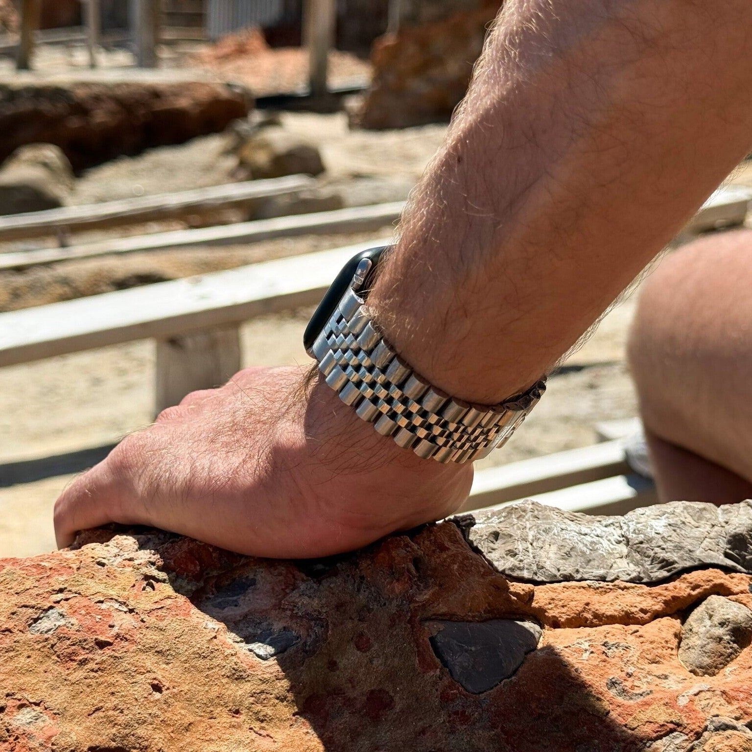 Apple Watch Steel Strap Jubilee (Silver)