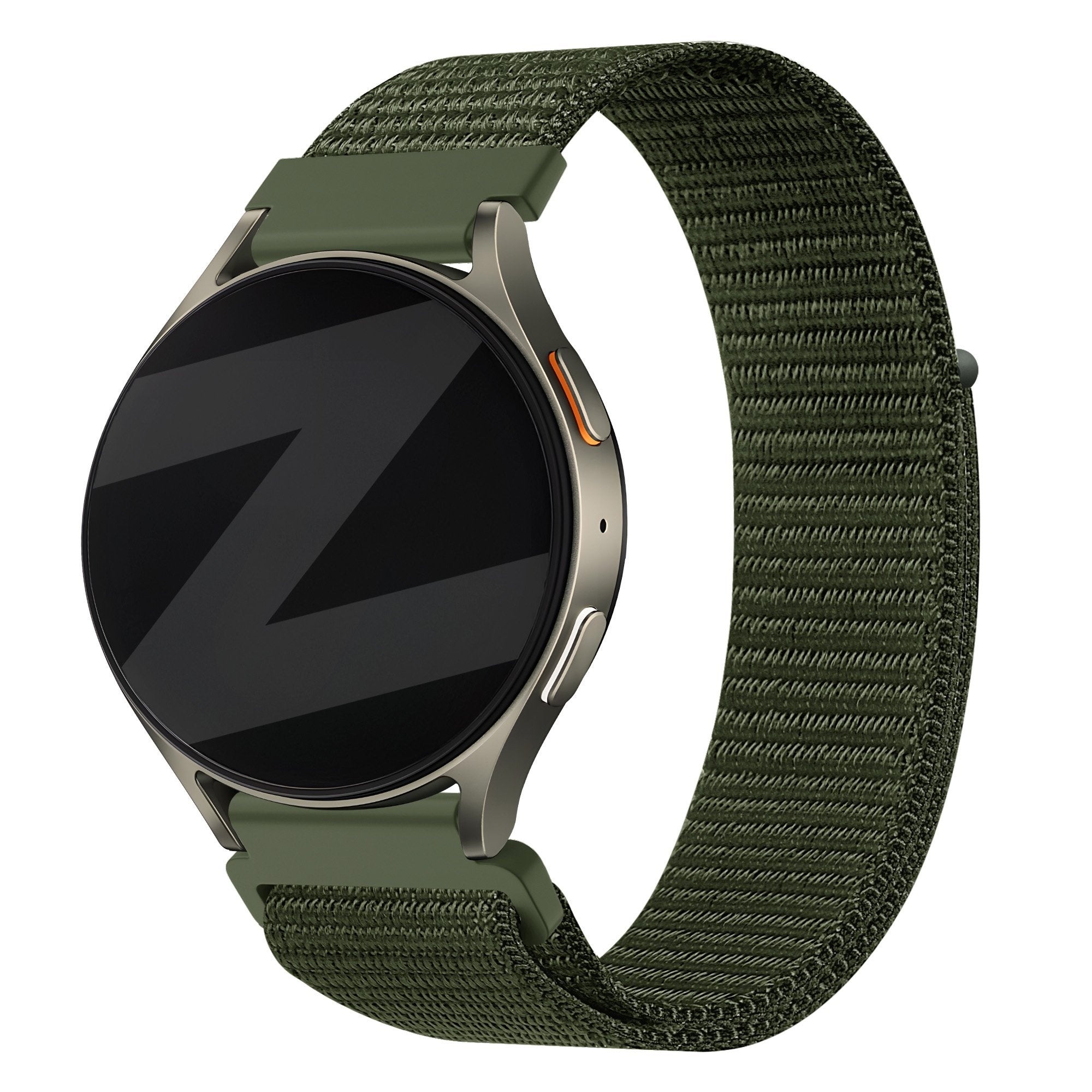 Bandz Samsung Galaxy Watch 6 - 44mm Nylonarmband 'Easy Fit' (Grün)