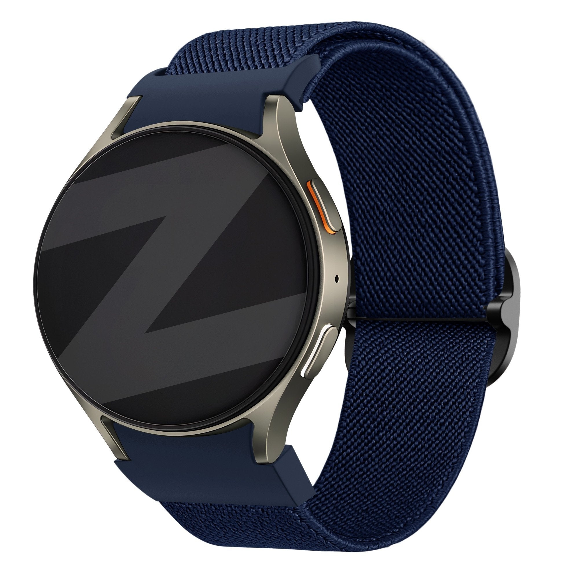 Bandz Samsung Galaxy Watch 7 - 44mm Elastisches Armband 'Easy Fit' (Dunkel Blau)