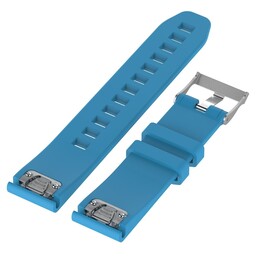 Correa silicona lustroso Garmin Instinct E - 45mm (azul claro)