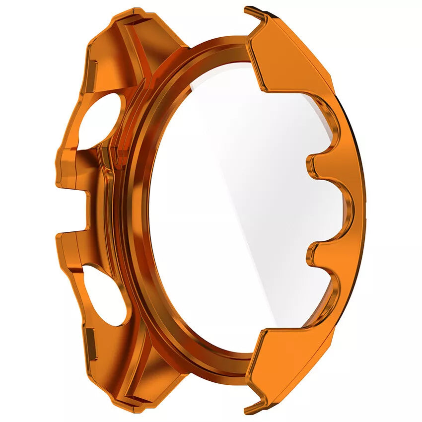 Garmin Fenix 8 - 51mm SOLAR Hartschale mit Glass (Orange/Grün)
