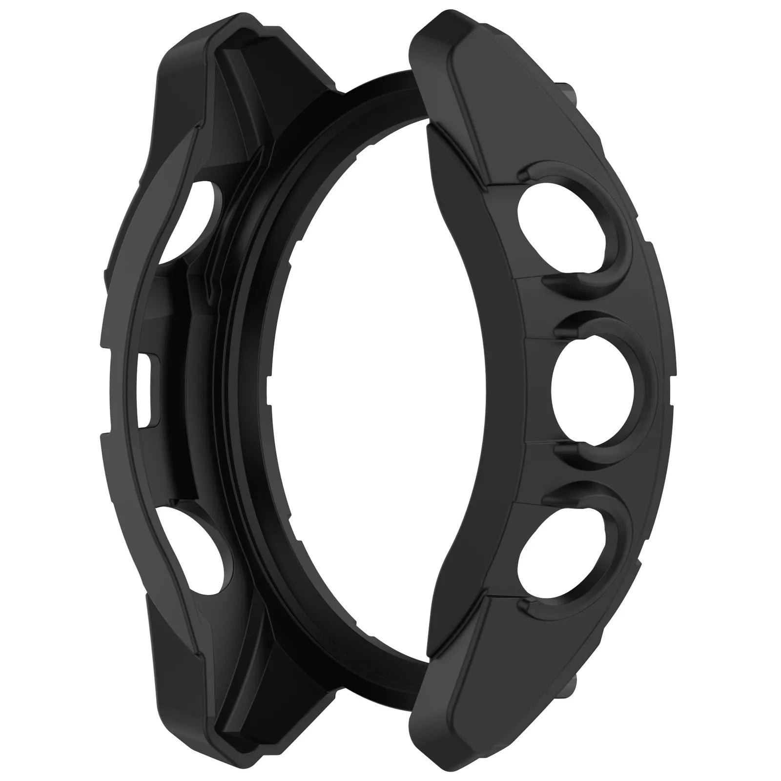 Garmin Fenix 8 - 47mm SOLAR robustes TPU Hülle (Schwarz/Rot)
