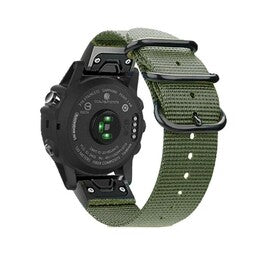 Correa nylon con hebilla Garmin Instinct E - 45mm (verde)