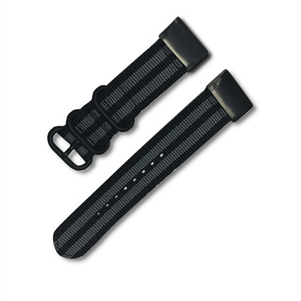 Garmin MARQ Nylon Buckle Strap (Black/Grey)