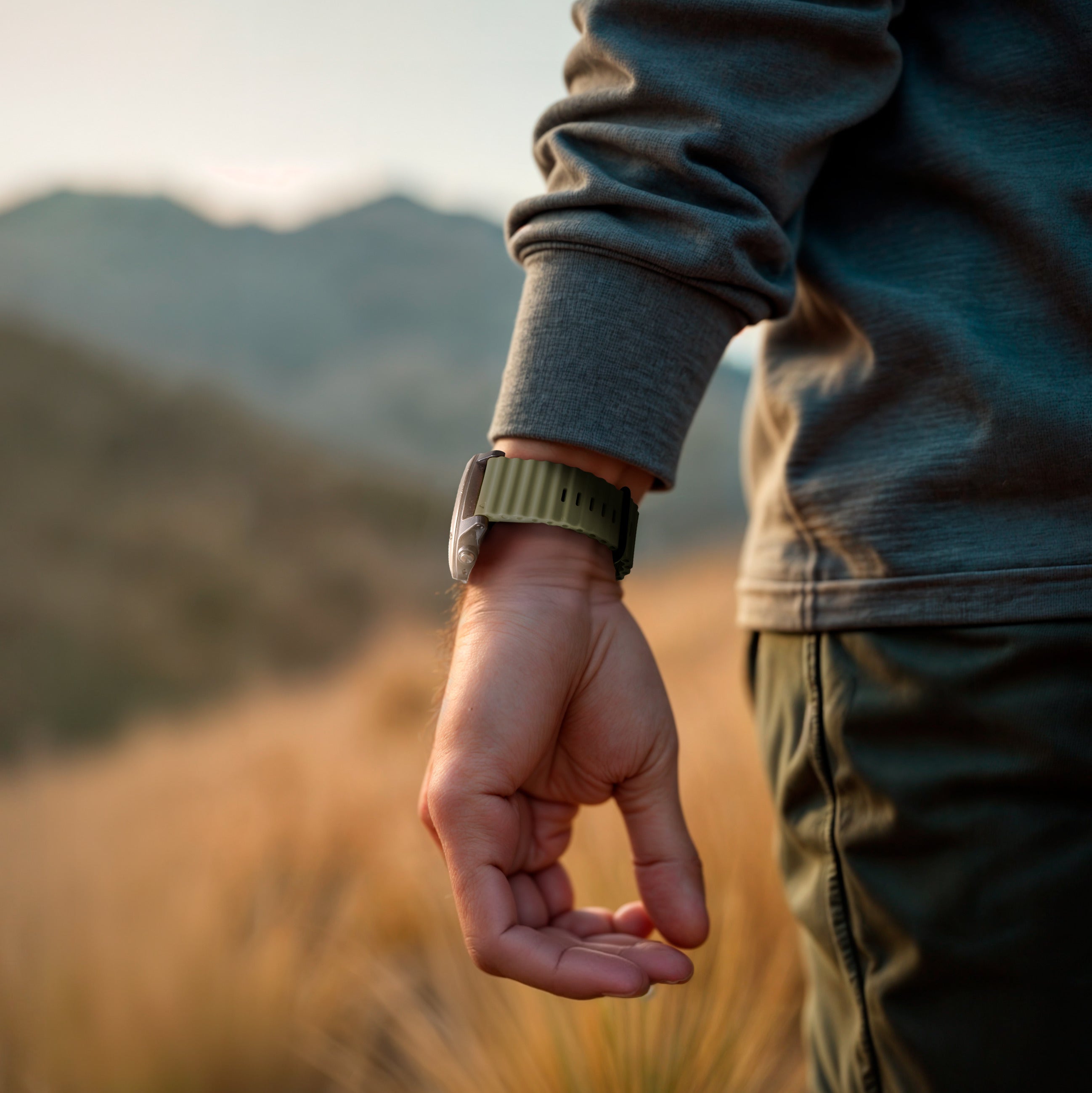 Garmin Instinct 3 - 50mm Ocean Armband (Armeegrün)