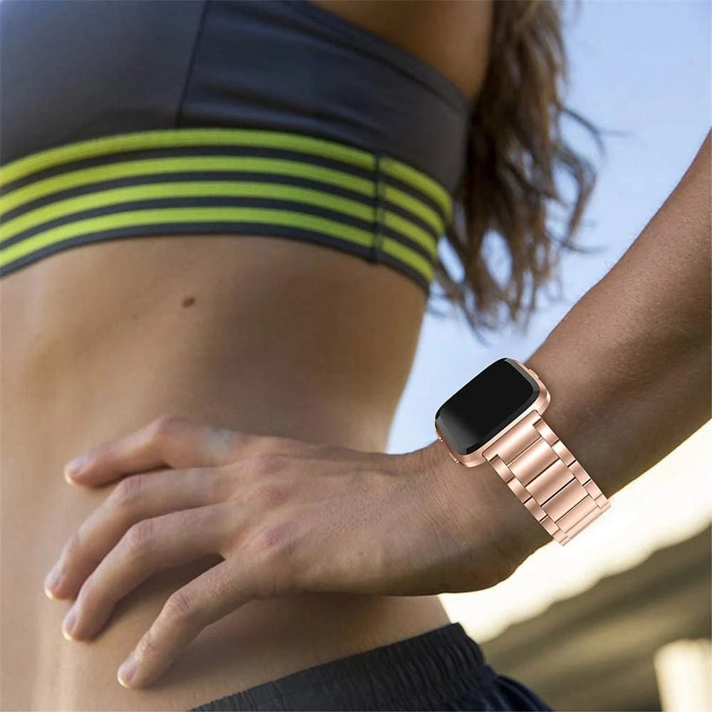 Fitbit Versa/Versa 2 Steel Strap (Rose Gold)