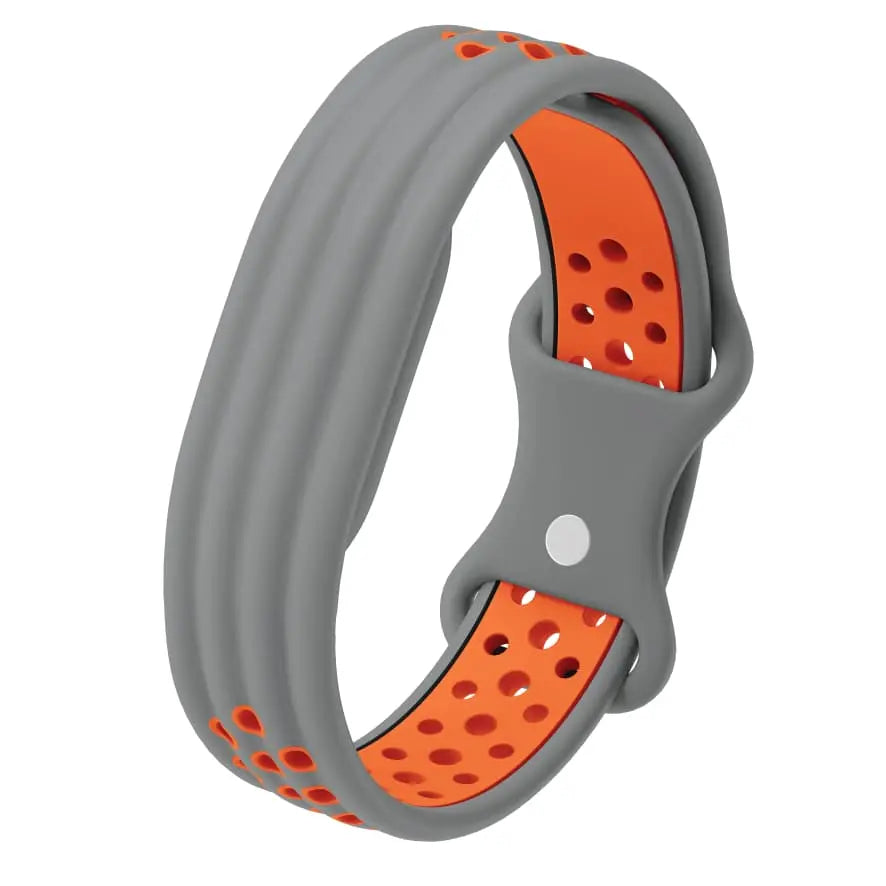 Fitbit Air Sportarmband (Hellgrau/Orange)