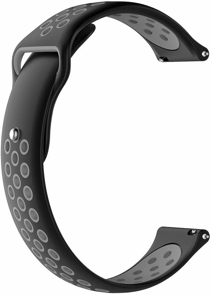 Fossil Gen 4 Explorist (HR) Sport Strap (Black/Grey)
