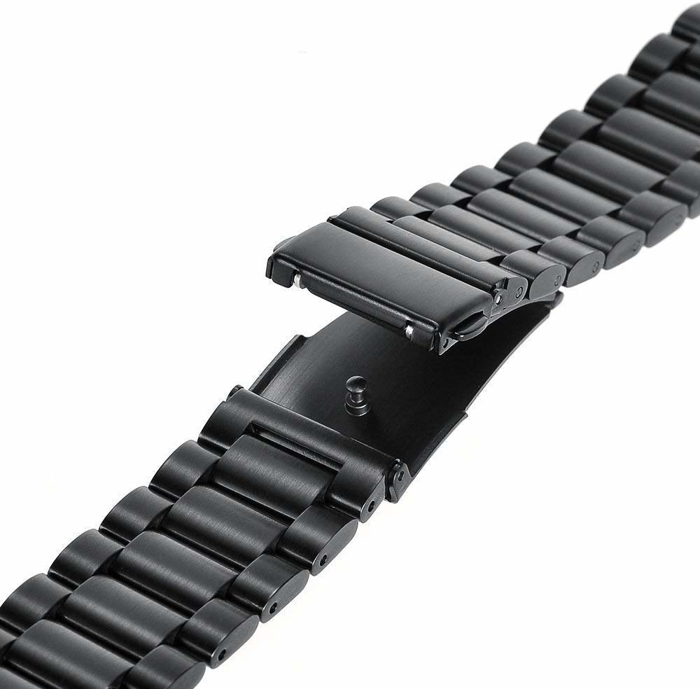 Fossil Gen 4 Explorist (HR) Steel Strap (Black)